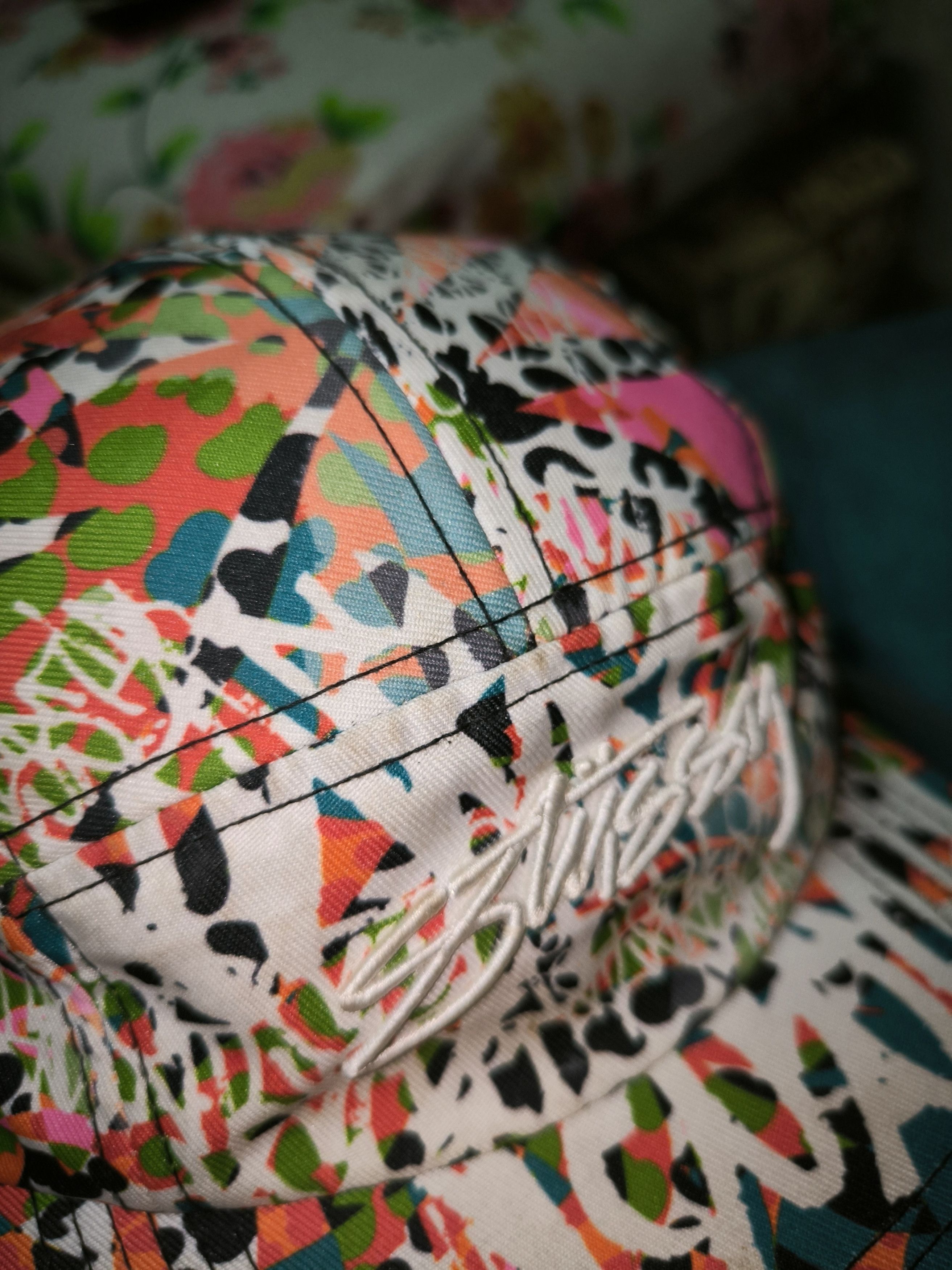 Stussy Splatter Grafitti Cap Size ONE SIZE - 13 Thumbnail