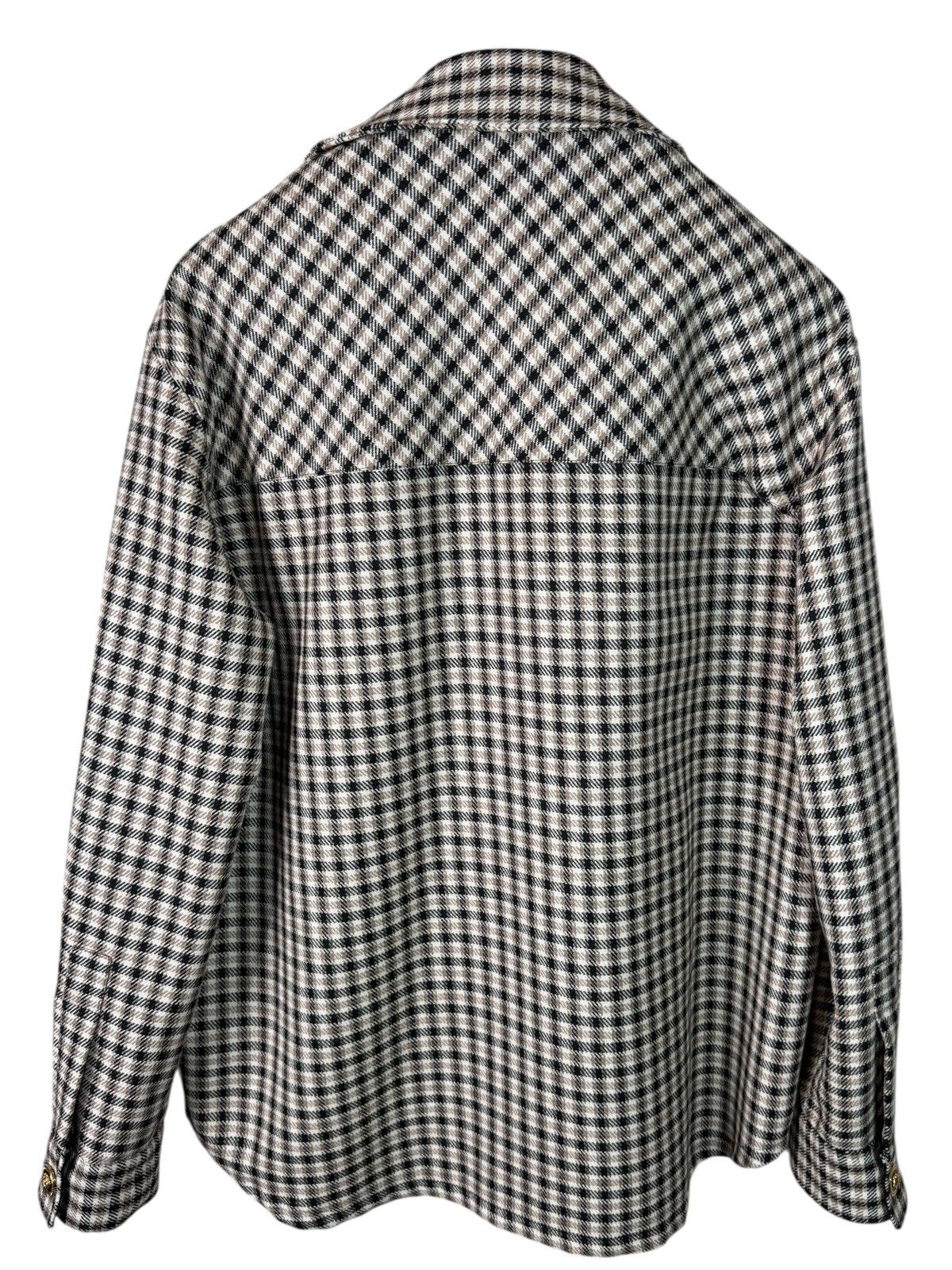 Versace Versace Checked Medusa Button Jacket Brown/Black – Size 48 Size US M / EU 48-50 / 2 - 4 Thumbnail