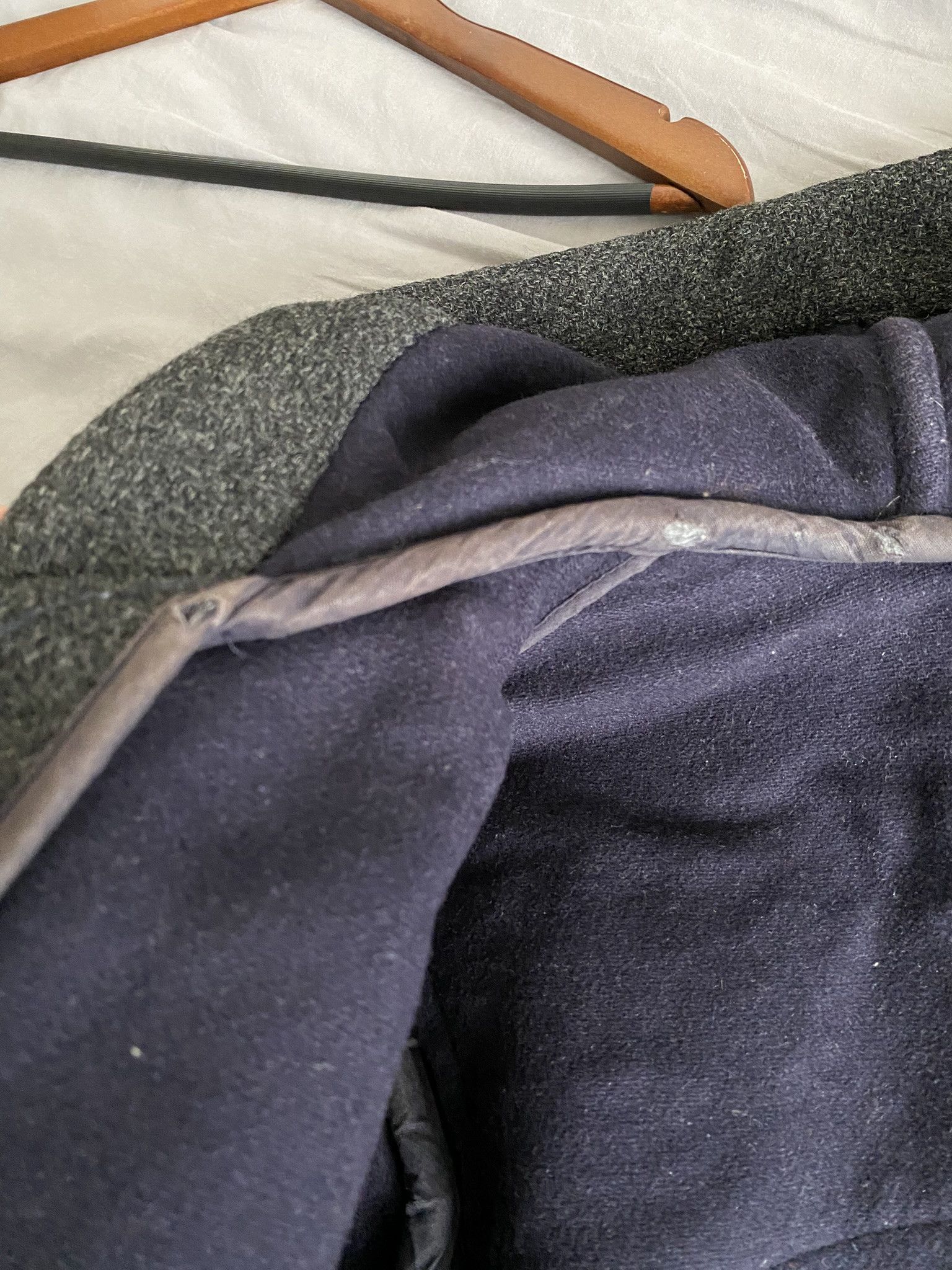 Our Legacy 50/L - Duffle Charcoal Tweed - 100% Virgin Wool Size US L / EU 52-54 / 3 - 22 Thumbnail