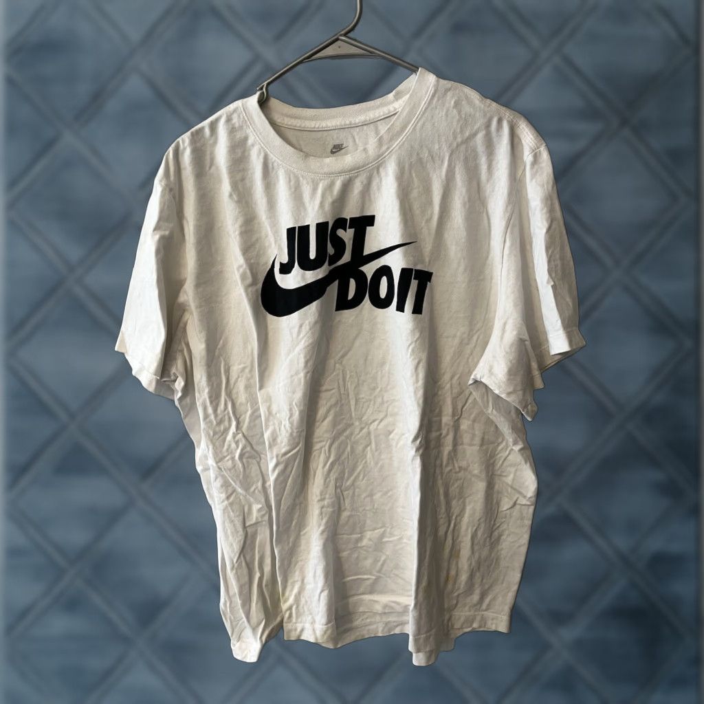 Nike Nike Dri-FIT Tee Shirt Adult XXL White Short Sleeve Crewneck Logo Men Size US XXL / EU 58 / 5 - 1 Thumbnail
