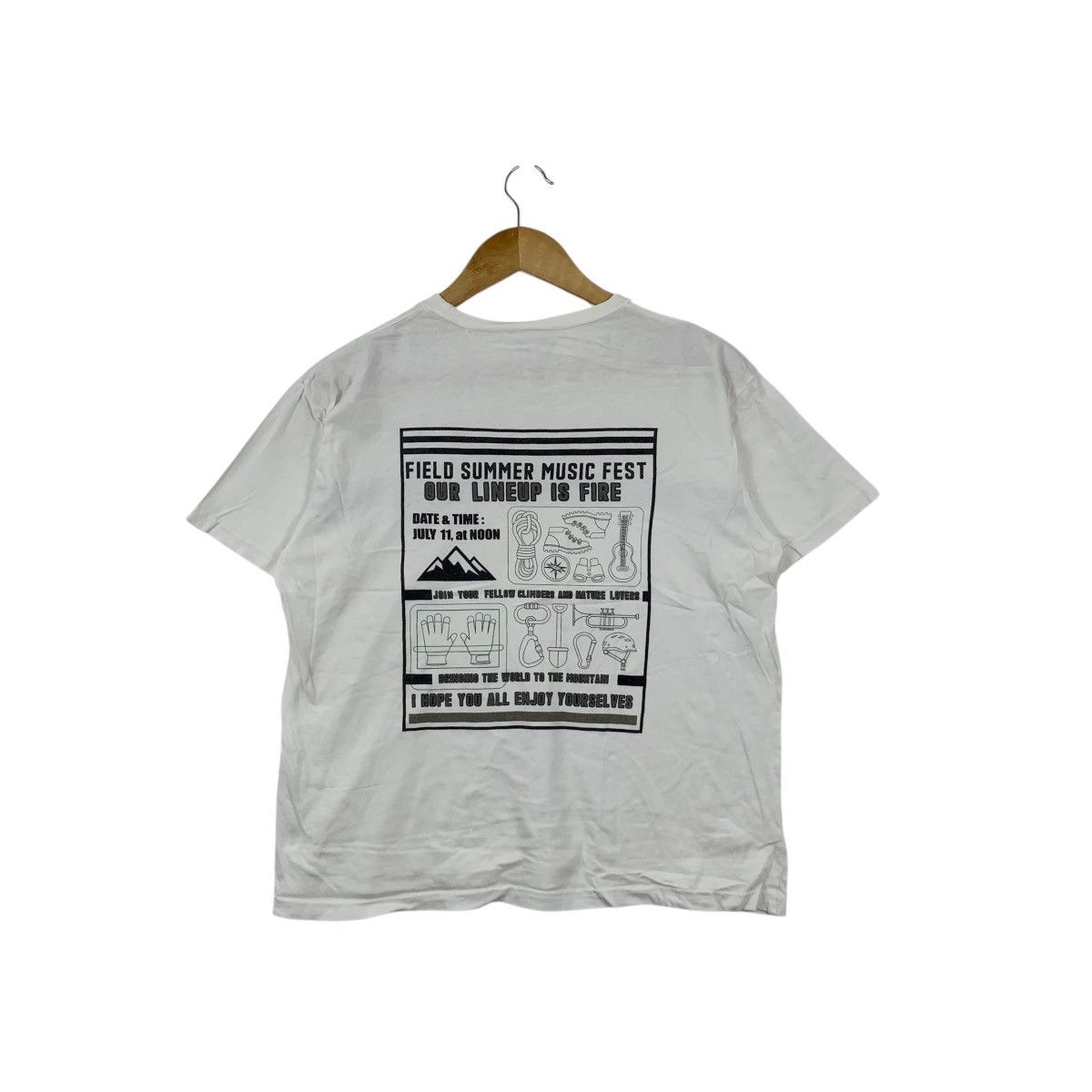 Gramicci Vintage GRAMICCI USA OUTDOOR Summer Music Fest Tee Shirt Size US M / EU 48-50 / 2 - 6 Thumbnail