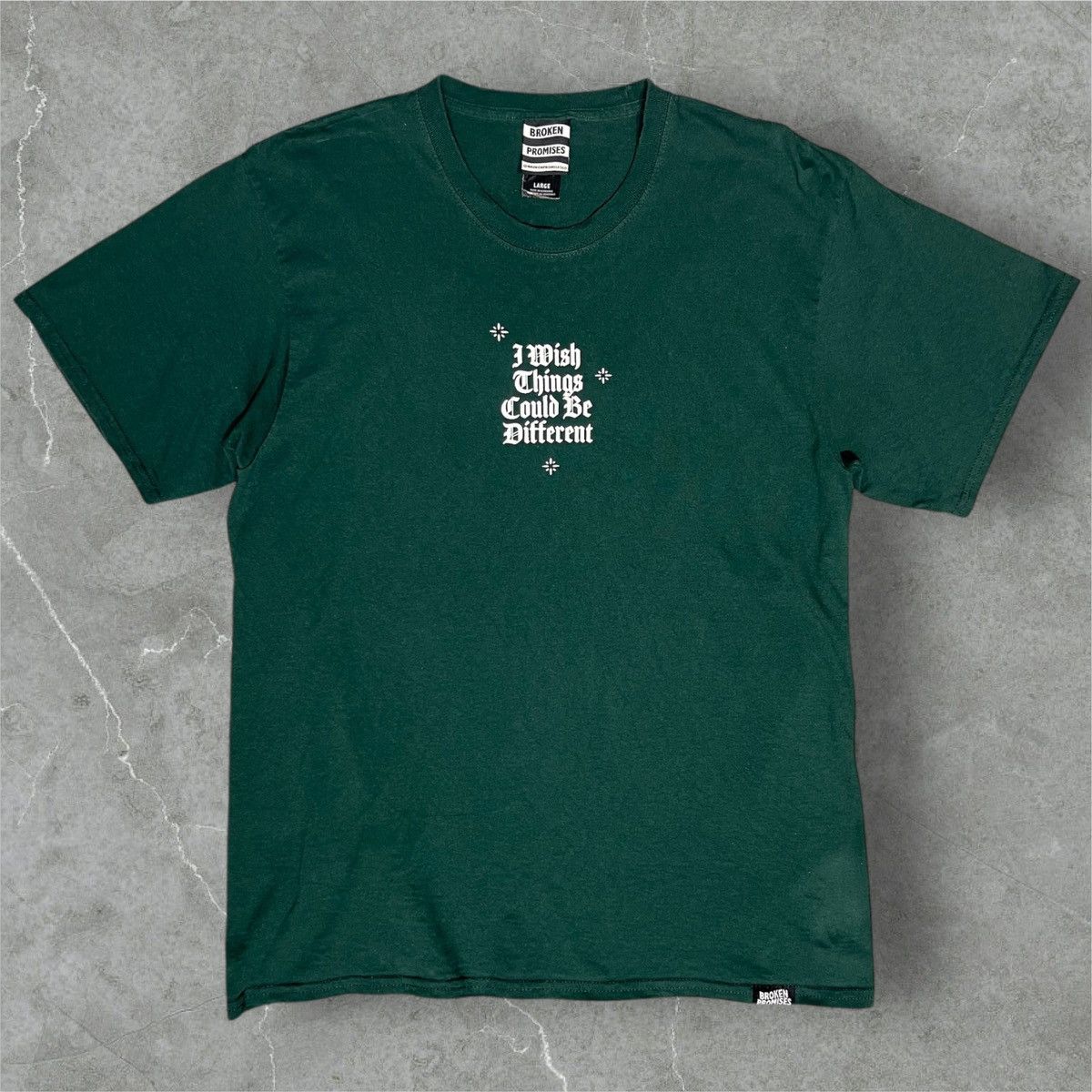 Broken Promises Co. Authentic Broken Promises Wishful Thinking Tshirt Size US L / EU 52-54 / 3 - 3 Thumbnail