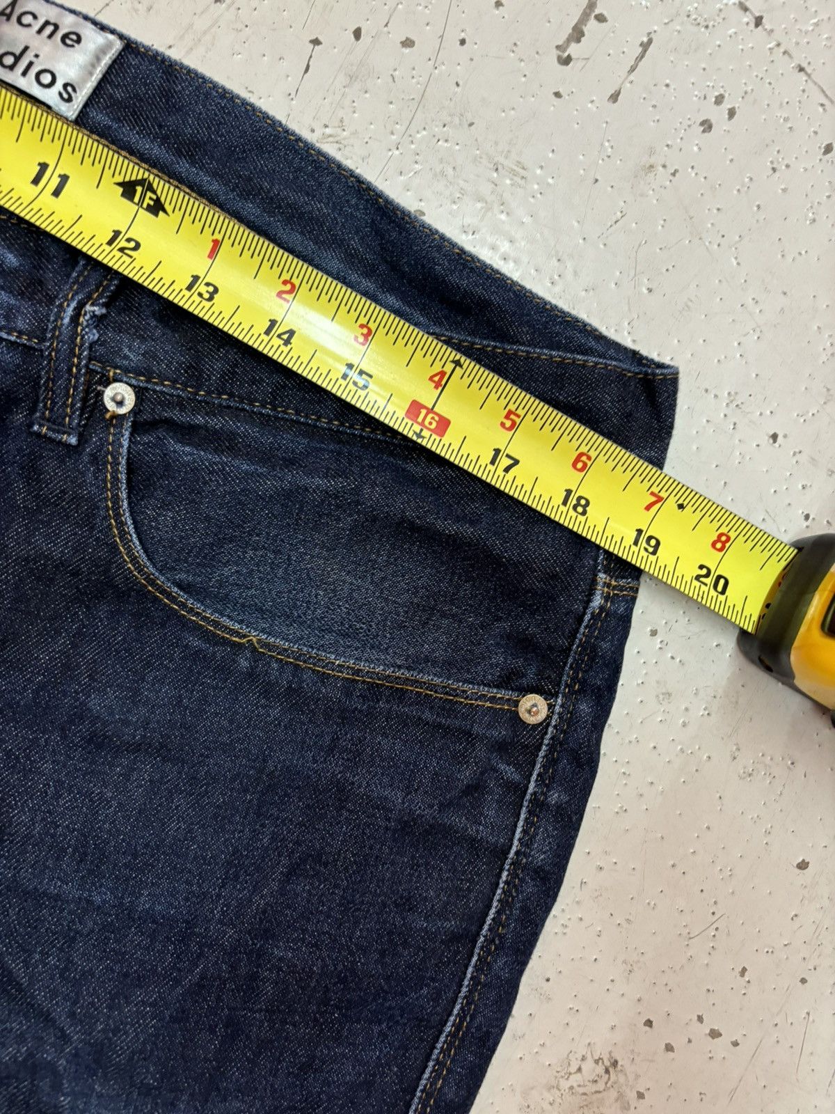 Acne Studios × Designer ***FINAL DROP***RARE ACNE STUDIOS MAX RAW DENIM 36 Size US 36 / EU 52 - 2 Thumbnail