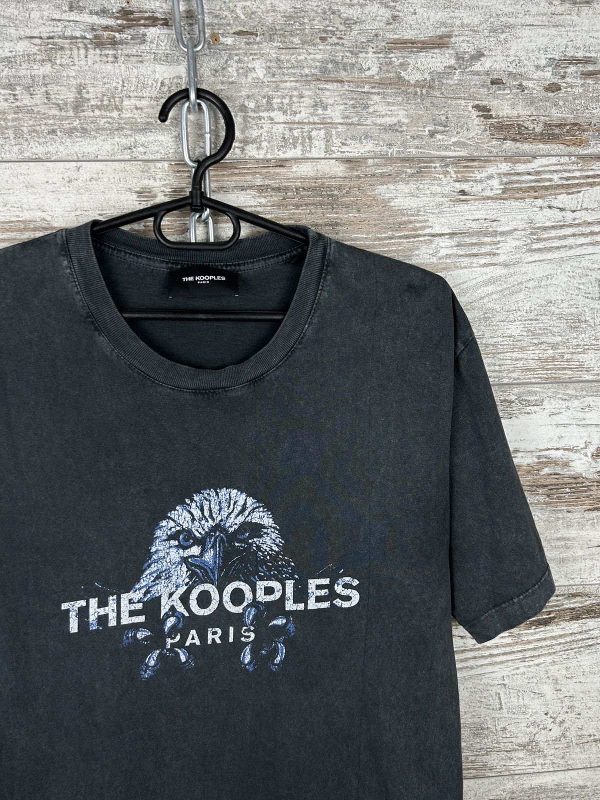 Japanese Brand × The Kooples Mens The Kooples Paris T Shirt Japanese brand big logo tee Size US M / EU 48-50 / 2 - 2 Thumbnail