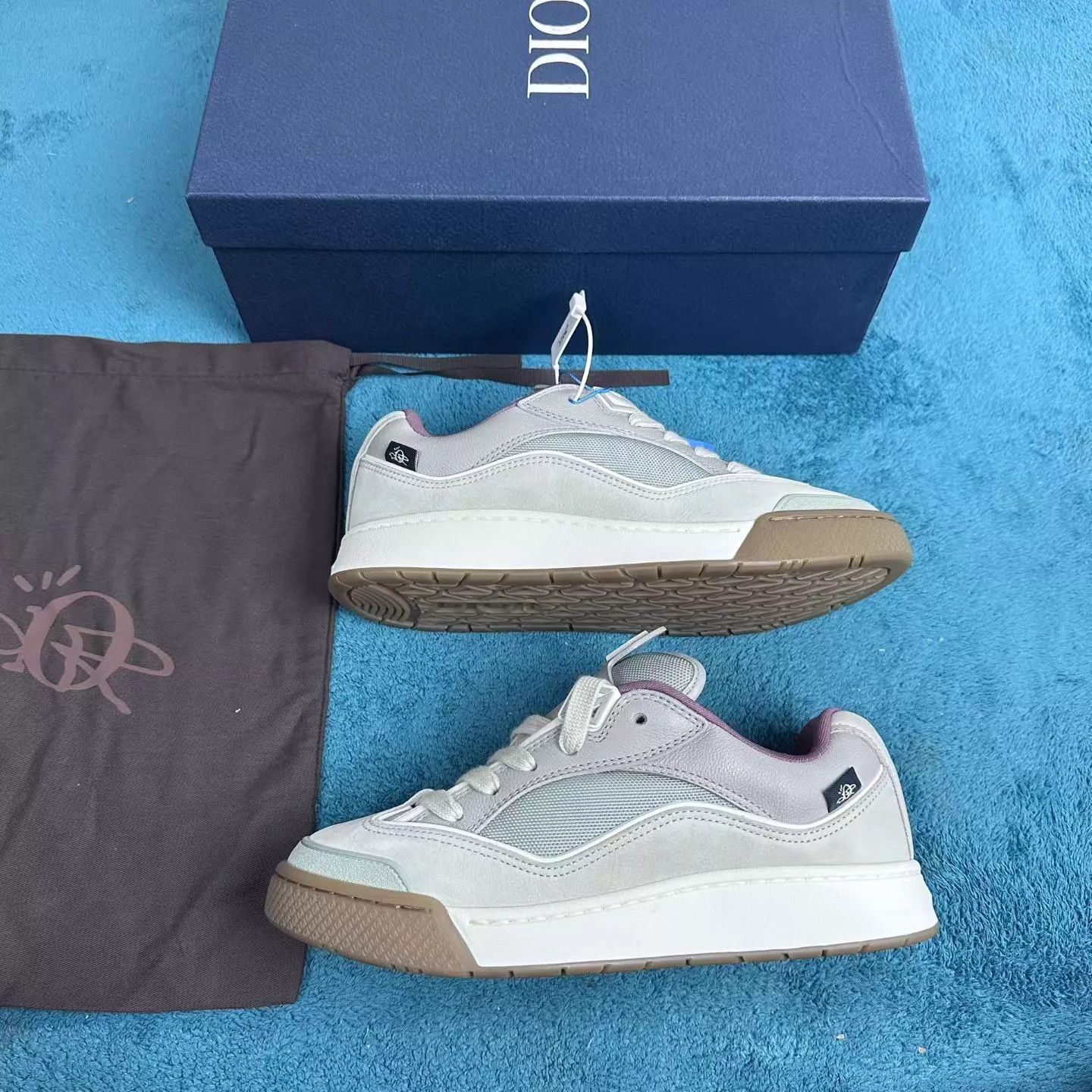 Dior Cactus Jack x Dior B713 Bread Shoe Teal EUR 41 Size US 8 / EU 41 - 2 Thumbnail