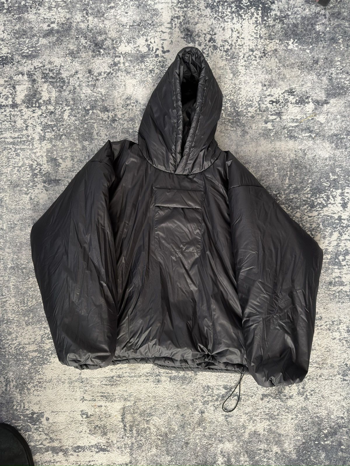 Yeezy YZY Yeezy Gap Padded Hood Anorak Black Oversized Puffer Size US M / EU 48-50 / 2 - 1 Thumbnail