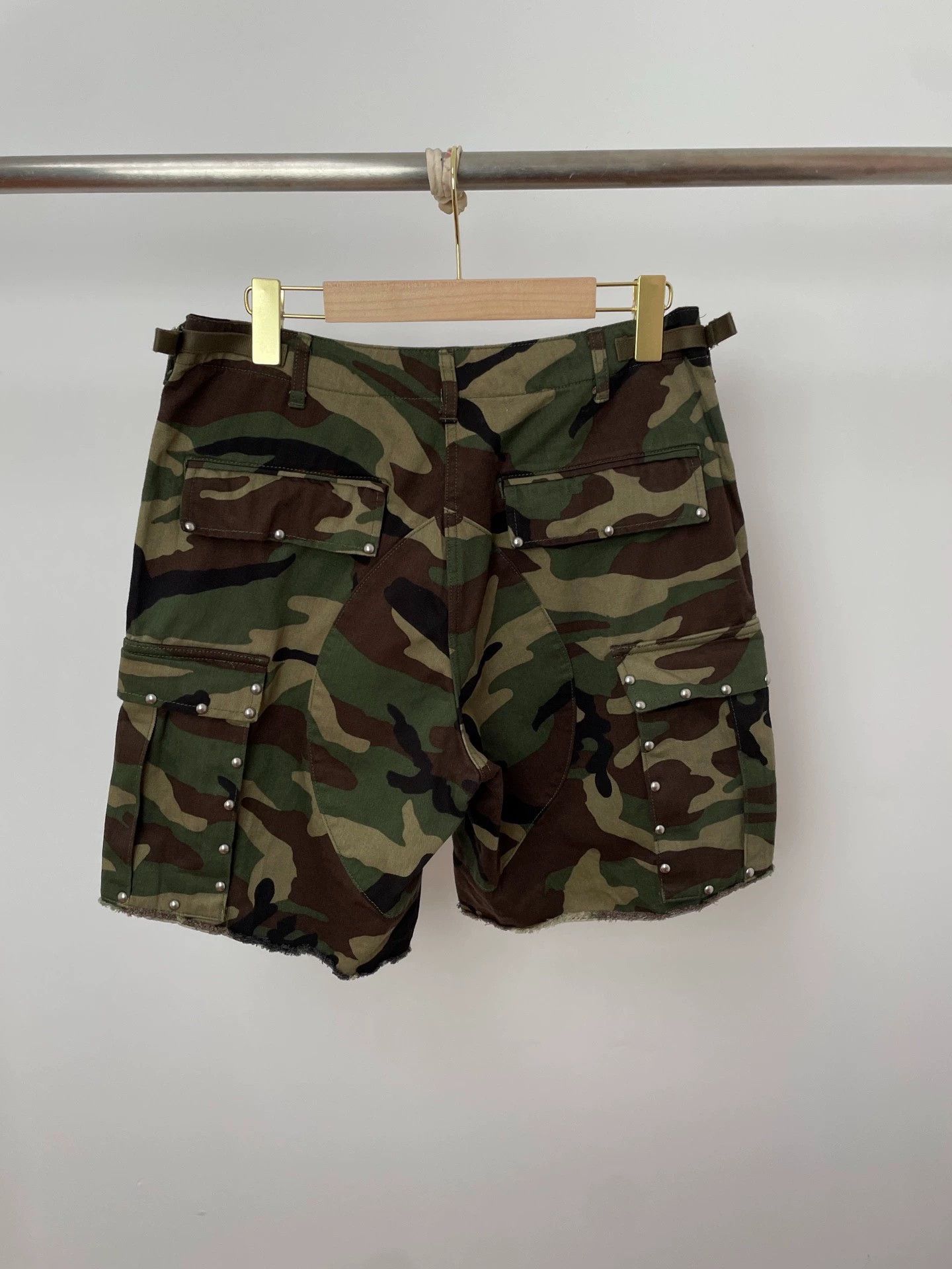 Saint Laurent Paris SLP Camouflage Cargo Shorts S Size US 29 - 2 Thumbnail