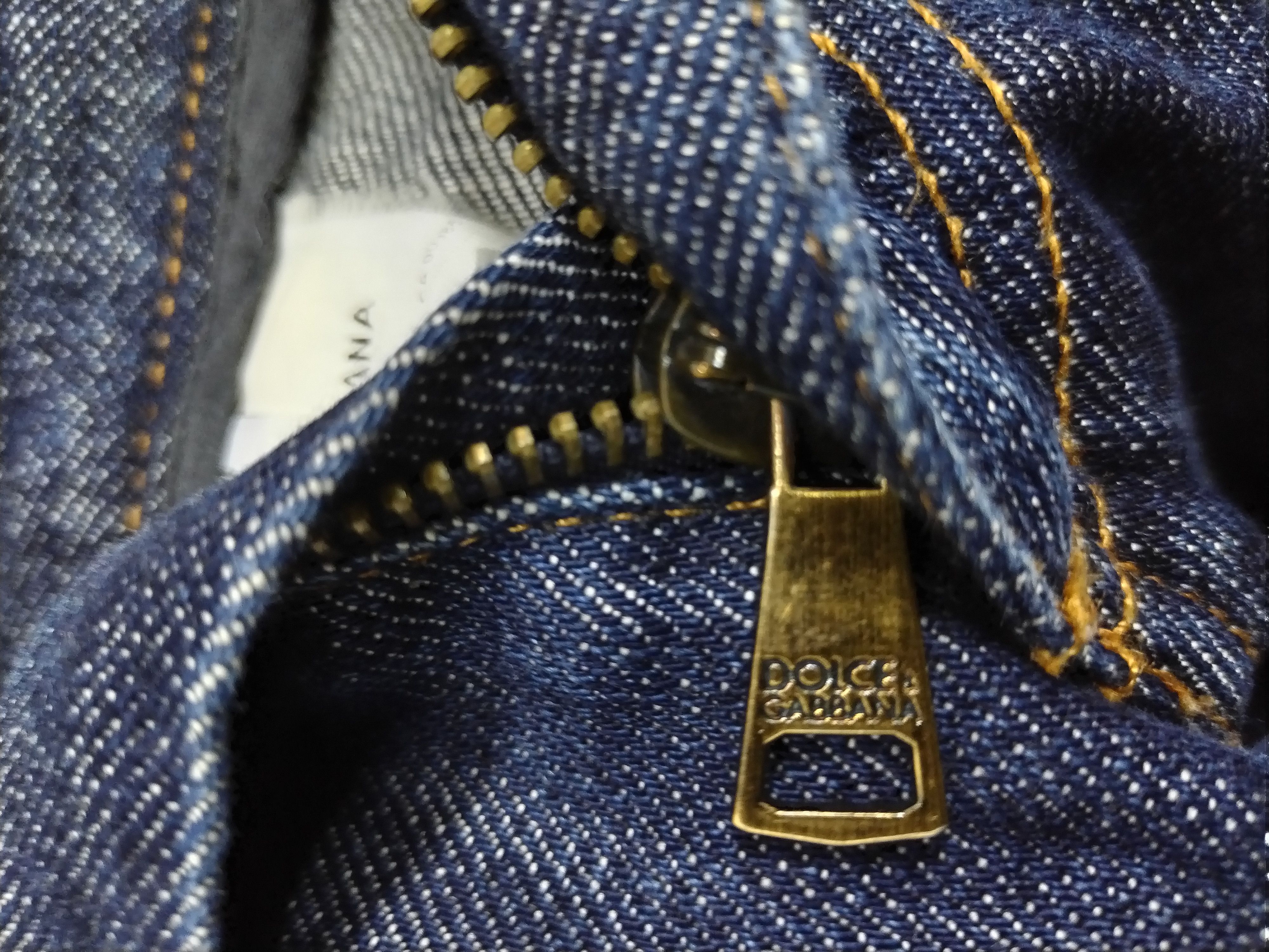 Dolce & Gabbana Iconic D&G Denim Men's Collection loose straight Size US 35 - 15 Thumbnail