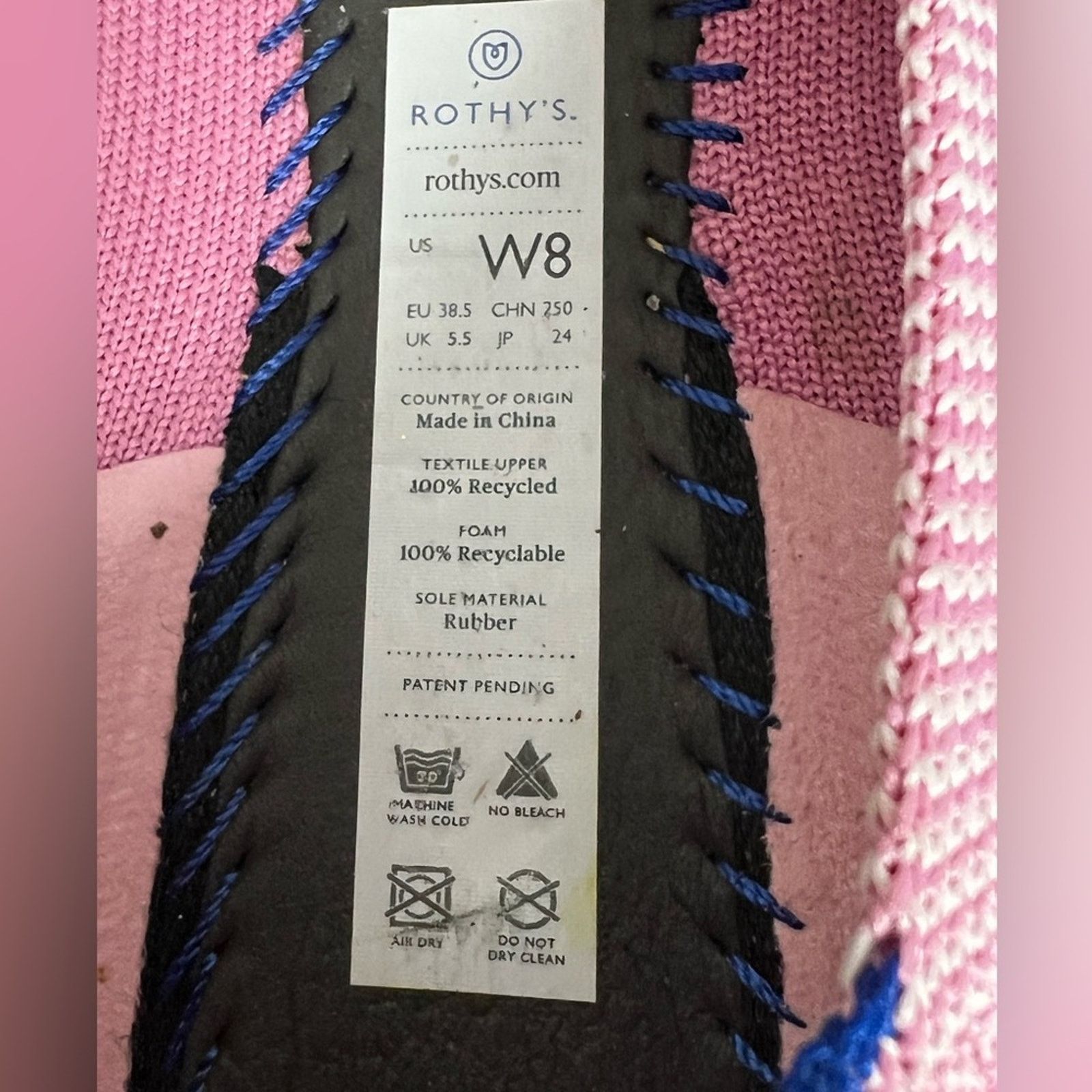 Rothco Rothy's | The Flat In Begonia Pink | RARE Retired - Size 8 Size US 8 / IT 38 - 7 Thumbnail