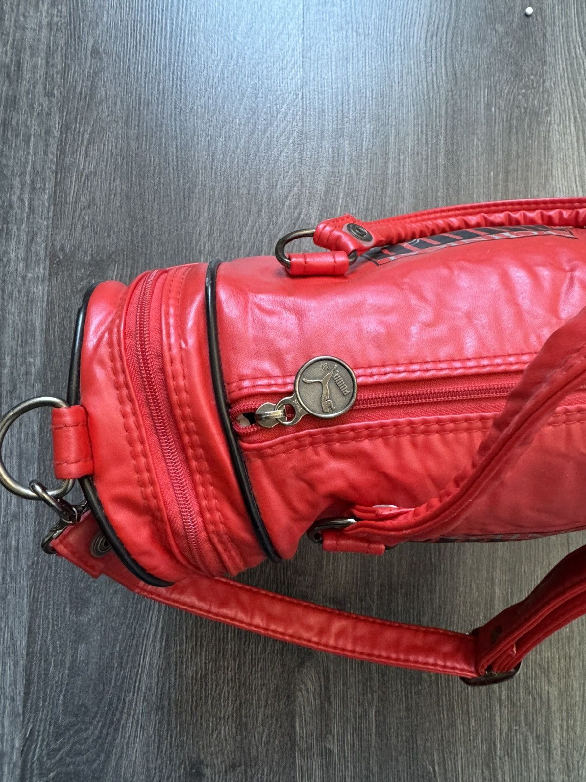 Puma × Vintage 90s Vintage Puma Sport Bag Red Size ONE SIZE - 8 Thumbnail