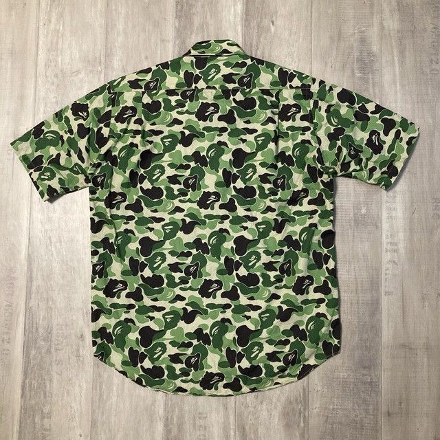 Bape 🔥Vintage🔥 BAPE ABC CAMO Green Shirt a bathing ape NIGO Size US M / EU 48-50 / 2 - 3 Thumbnail