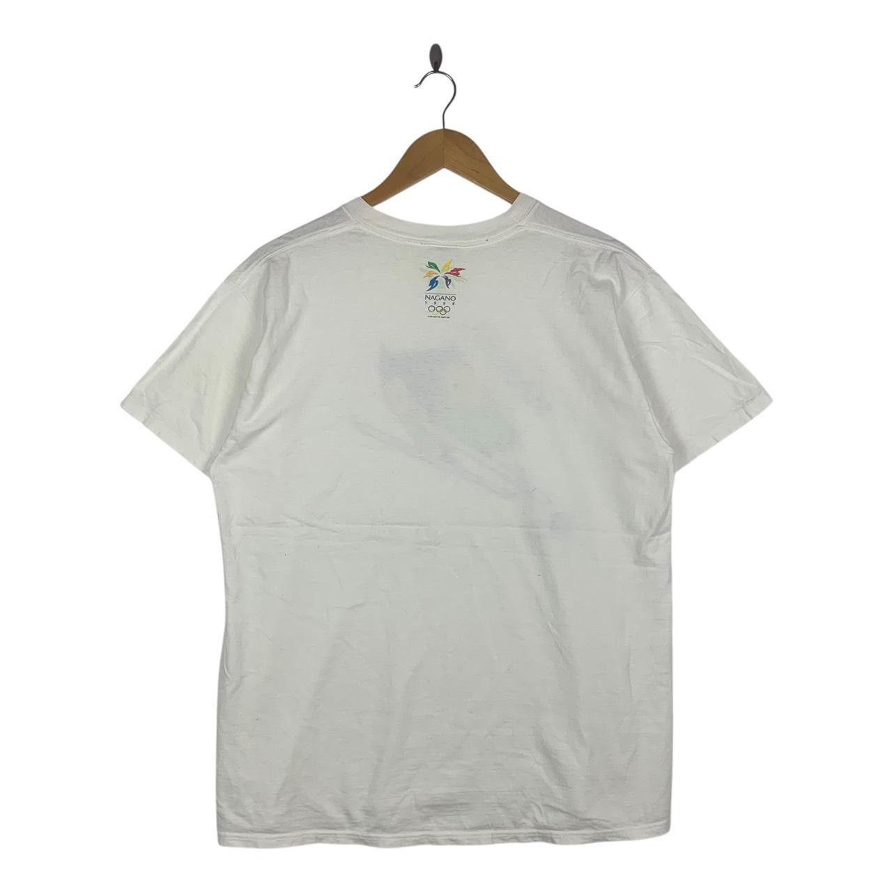 Vintage Vintage 1998 NAGANO WINTER OLYMPIC Hakuba Ski Tee Shirt Size US M / EU 48-50 / 2 - 4 Thumbnail
