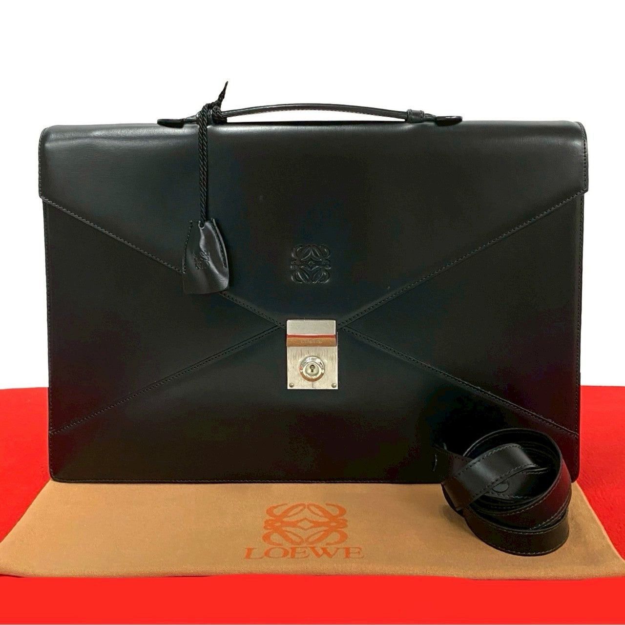 Loewe Loewe Shoulder Bag Black Leather Size ONE SIZE - 1 Thumbnail