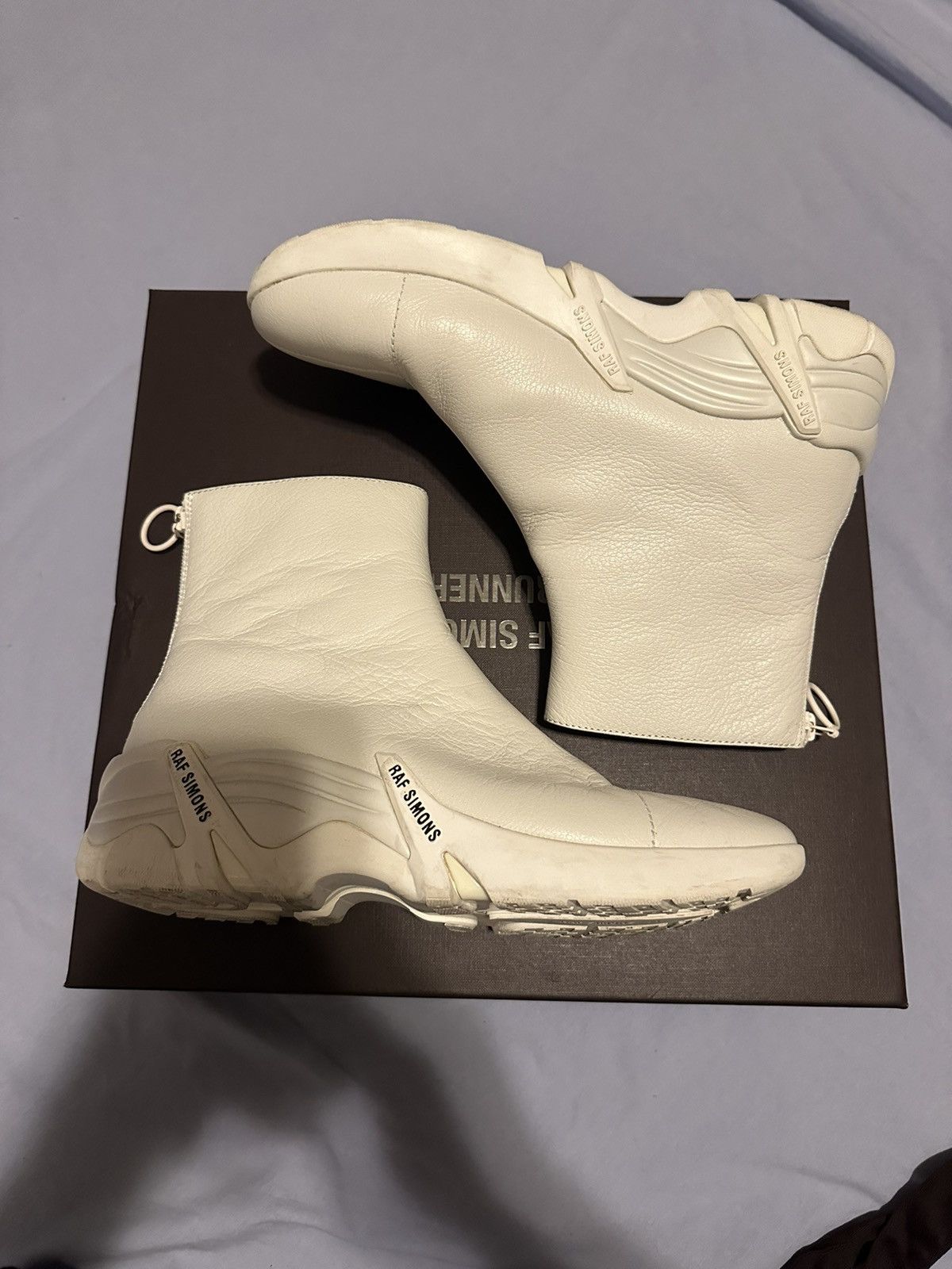 Raf Simons Raf Simons White Cylon Boots EU 40 Size US 8 / EU 41 - 5 Thumbnail