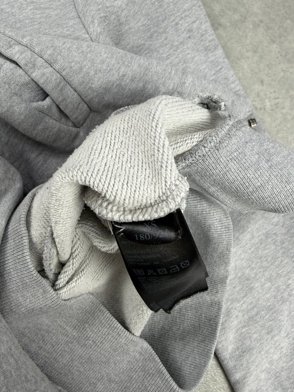 Allsaints AllSaints Raven Bomber Sweatshirt Grey Zip Men XS Size US XS / EU 42 / 0 - 8 Thumbnail