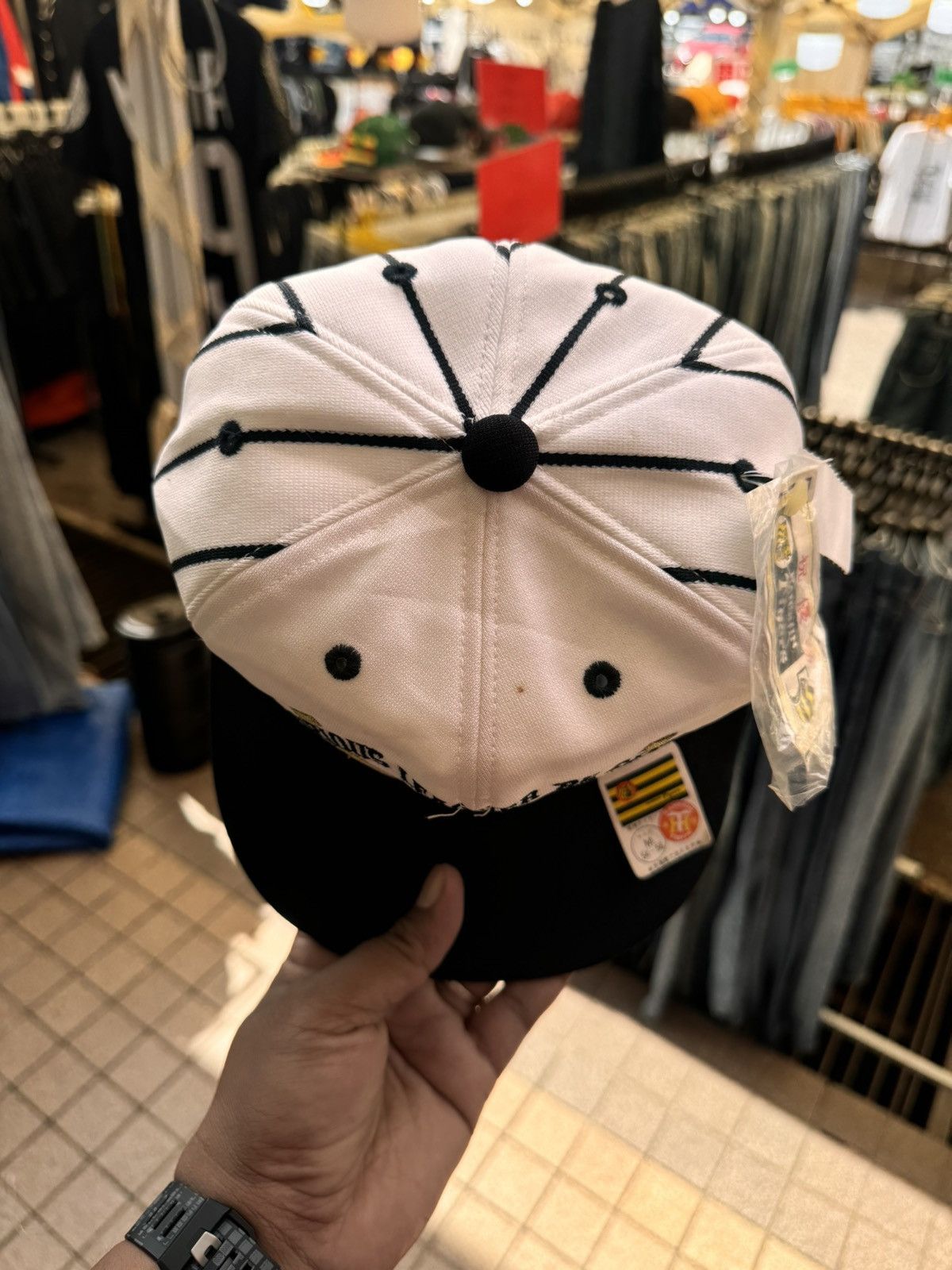 Japanese Brand × Vintage Hanshin Tigers Vintage 1985 NOS Cap Baseball Japan Size ONE SIZE - 5 Thumbnail