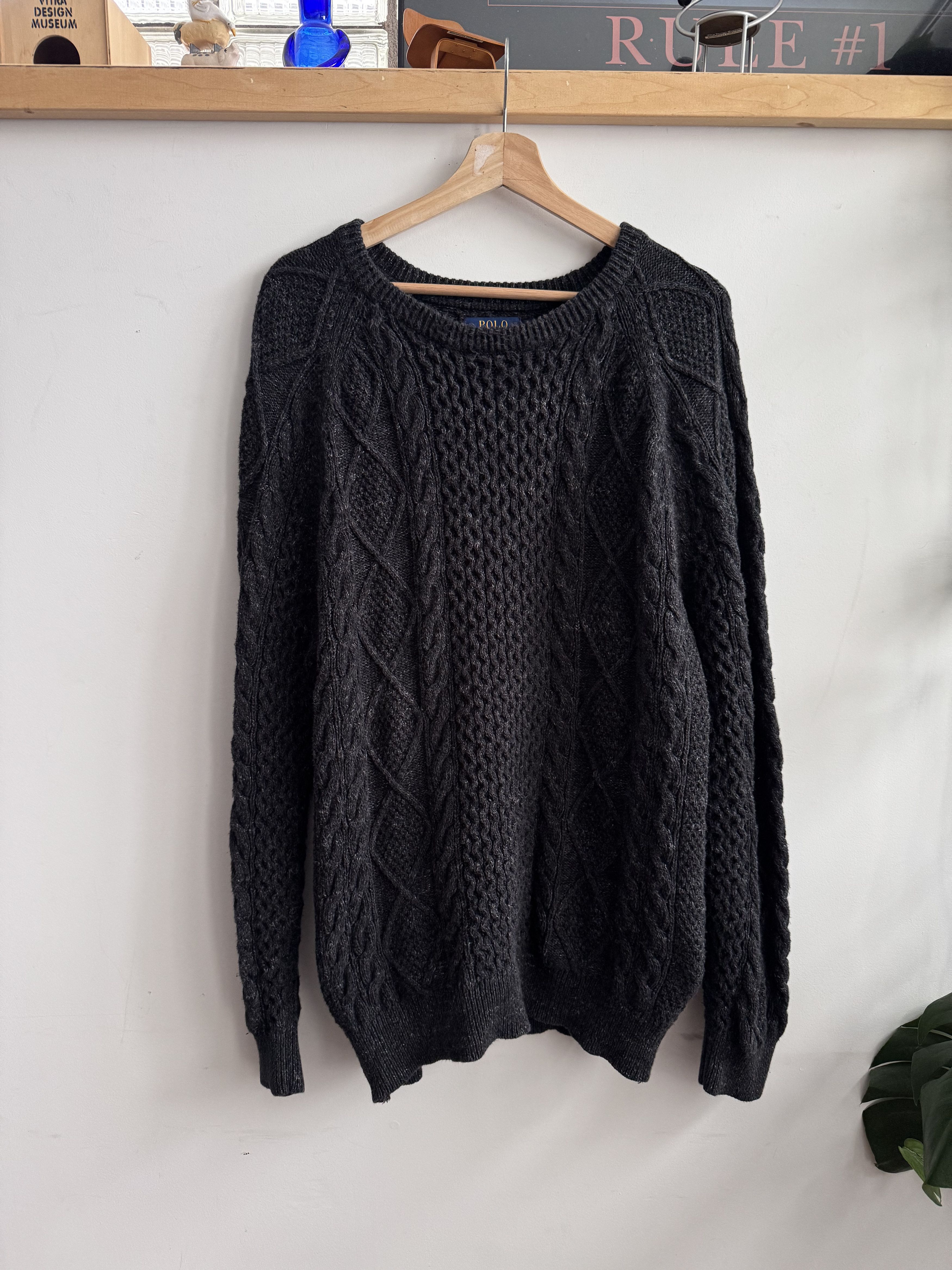 Ralph Lauren Cable knit Fisherman Knit Size XXL