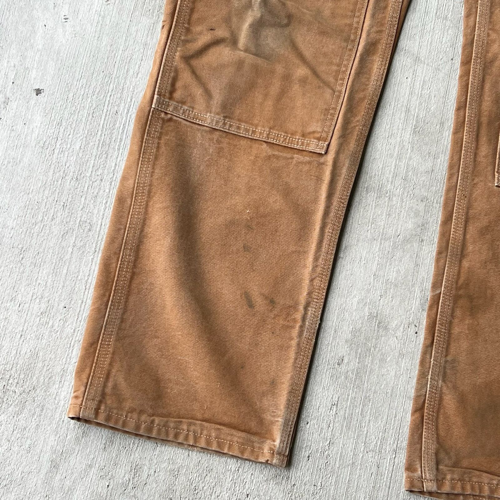 Carhartt × Vintage Carhartt brown double knee work wear carpenter pants Size US 32 / EU 48 - 9 Thumbnail