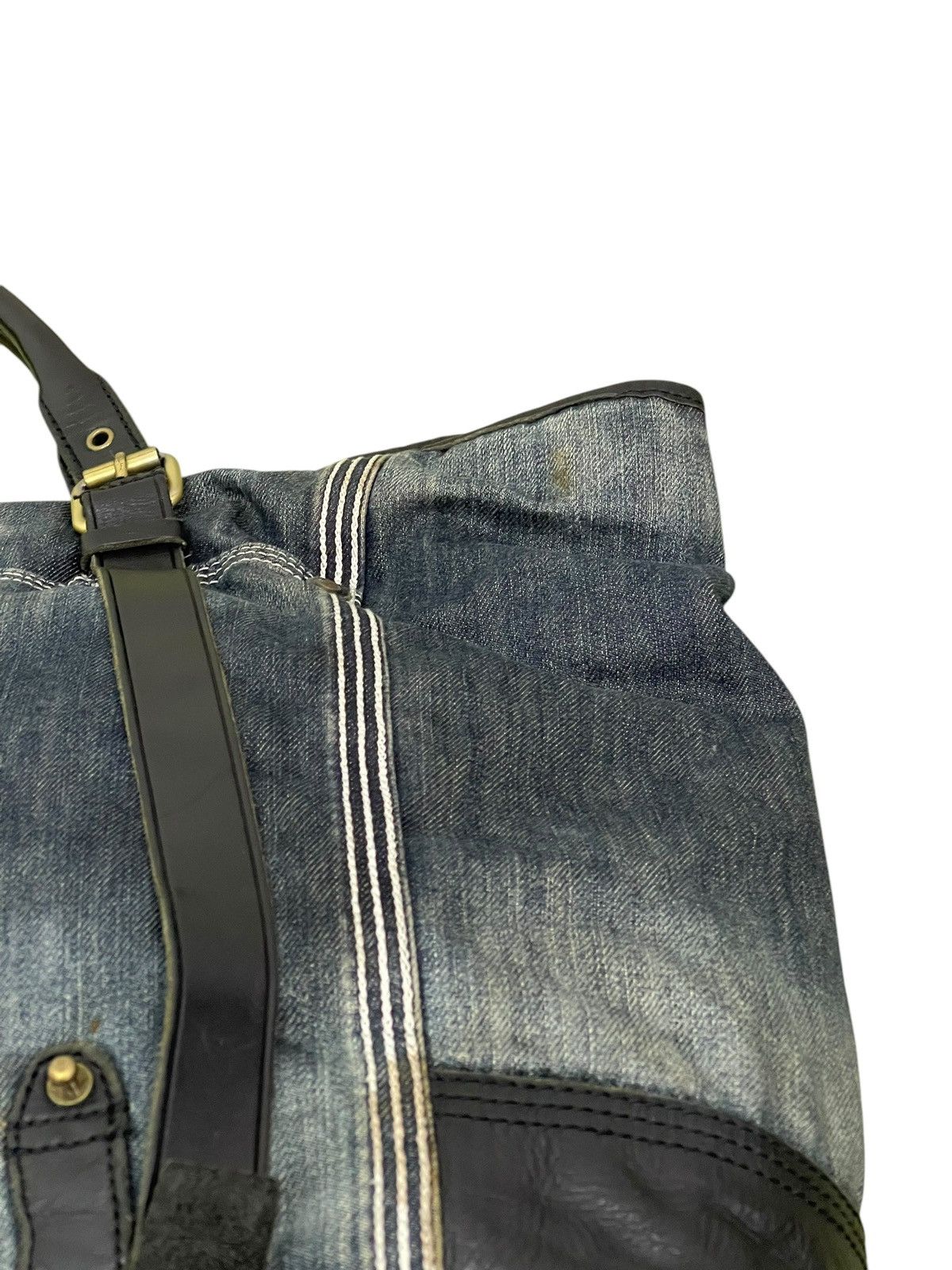 Diesel Leather Denim Vtg Y2k Diesel Industry Tote Shoulder Bag 1🟩2 Size ONE SIZE - 18 Thumbnail