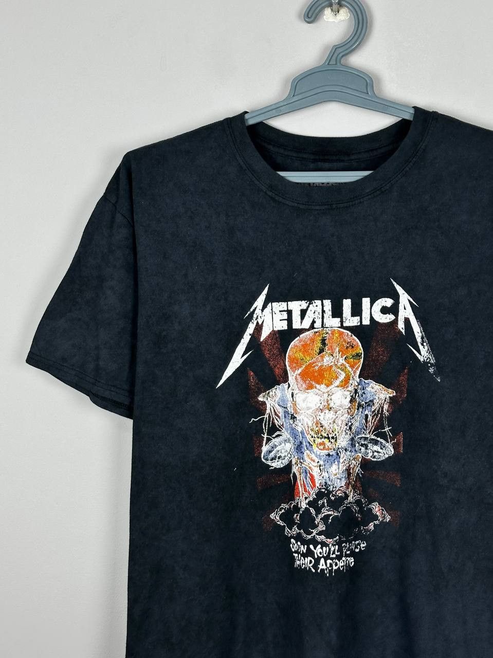 Band Tees Streetwear Metallica Metal Rock Band Faded T Shirt Size US XL / EU 56 / 4 - 3 Thumbnail
