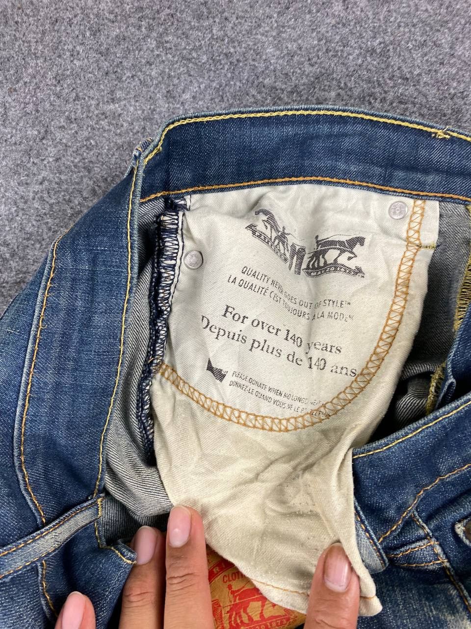 Levi's levis 511 slim denim slightly distressed Size US 32 / EU 48 - 13 Thumbnail
