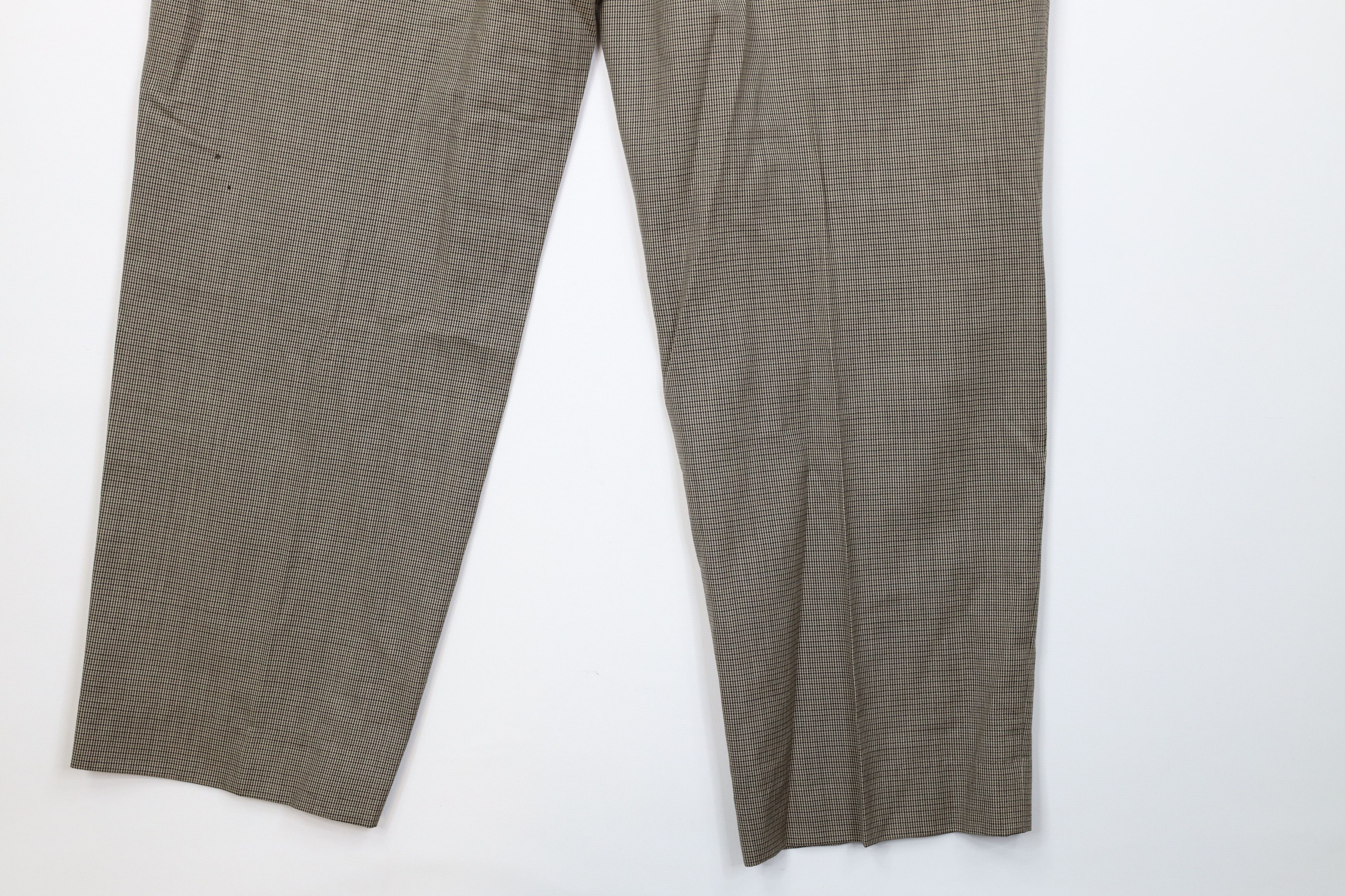 Vintage Vintage 90s Streetwear Wide Leg Chino Pants Houndstooth Size US 38 / EU 54 - 13 Thumbnail