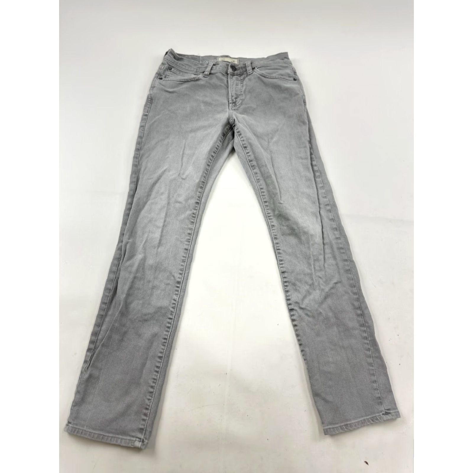 Madewell Madewell Jeans Men’s 29x32 Grey Denim Slim Athletic Slim Zip Button Logo Straight Preppy Classic Mens Size US 29 - 2 Thumbnail