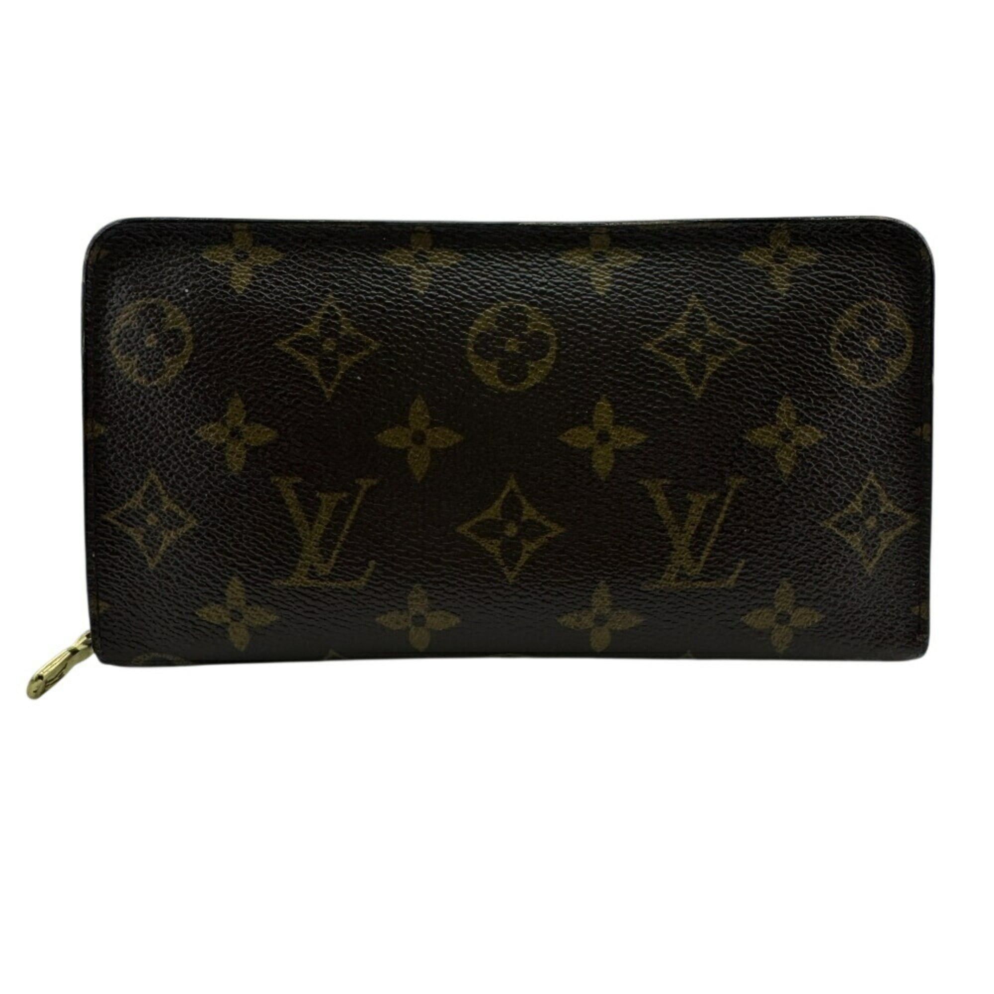 Louis Vuitton LOUIS VUITTON M61727 Porte Monne Zip Round Monogram Long Wallet Brown Unisex Size ONE SIZE - 1 Thumbnail