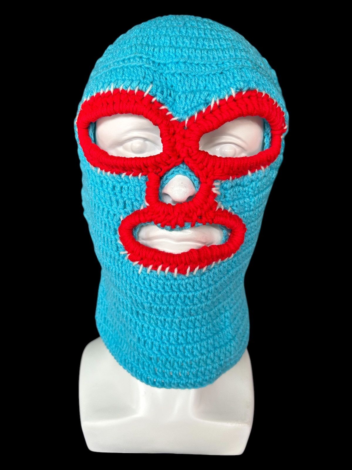 Kapital Very Rare Crochet Knitted Handmade Balaclava Masked ☠️☠️ Size ONE SIZE - 1 Thumbnail