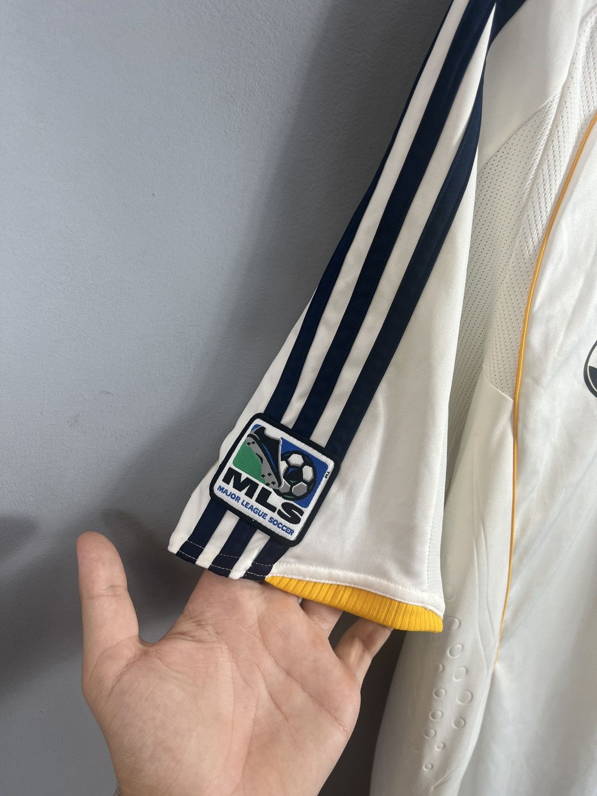 Adidas Beckham #7 Los Angeles Galaxy Home 2008/09 (Large) Size US L / EU 52-54 / 3 - 4 Thumbnail