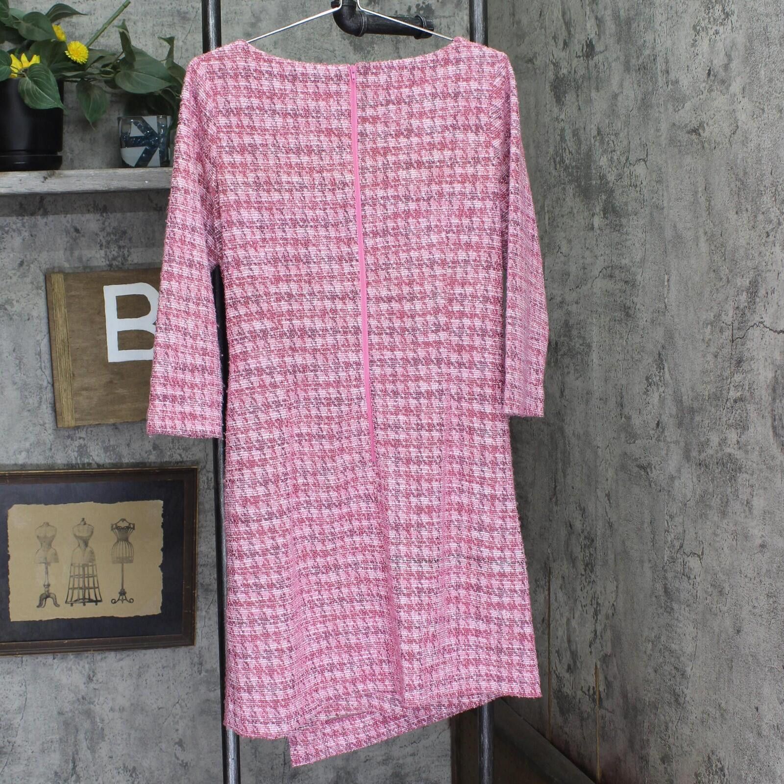 Other Nwt Halston Wrap 3/4 Sleeve Shift Dress Fuchsia Pink 12 Size XL / US 12-14 / IT 48-50 - 2 Thumbnail