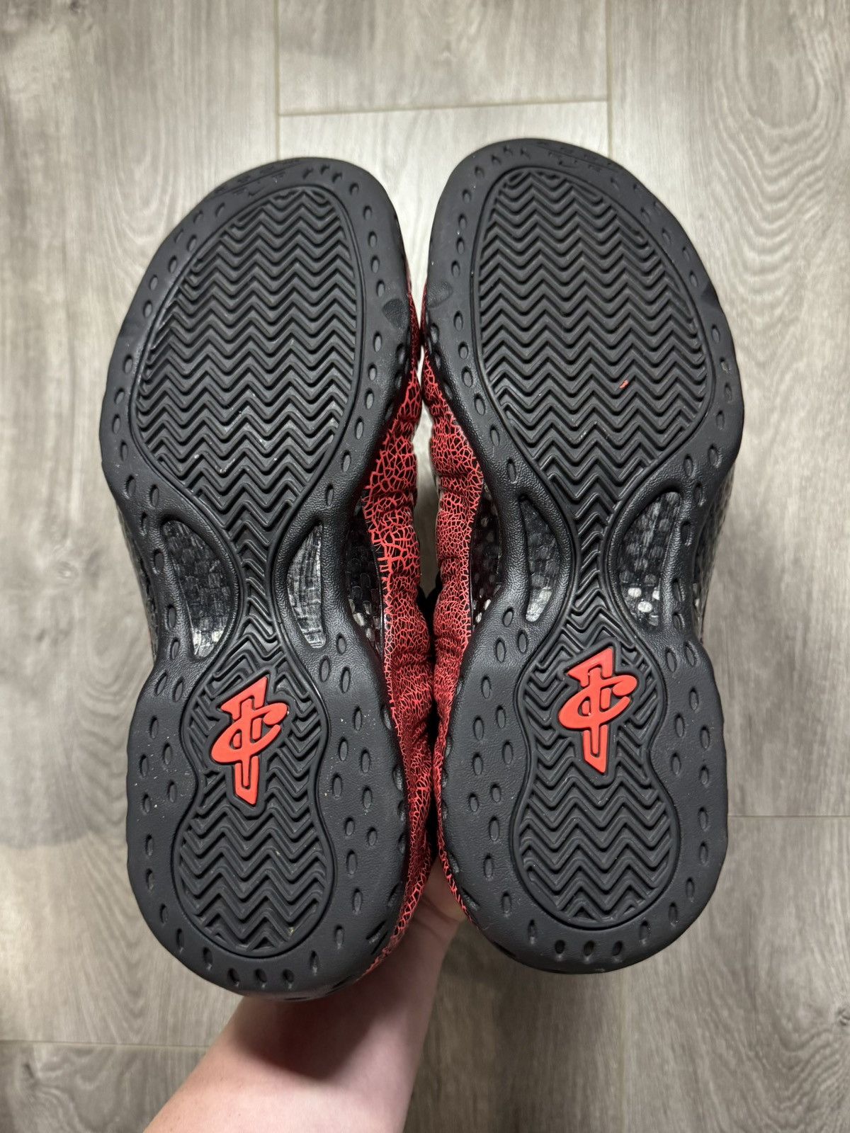 Nike Nike Air Foamposite One Cracked Lava Mens Shoes Sneakers Size US 10.5 / EU 43-44 - 12 Thumbnail
