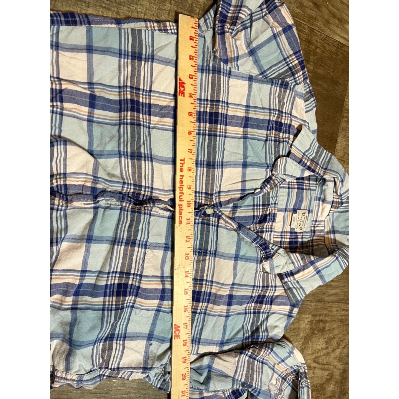 J.Crew J.CREW Button-Up Shirt Men M Long Sleeve Plaid Blue Multicolor Size US M / EU 48-50 / 2 - 4 Thumbnail