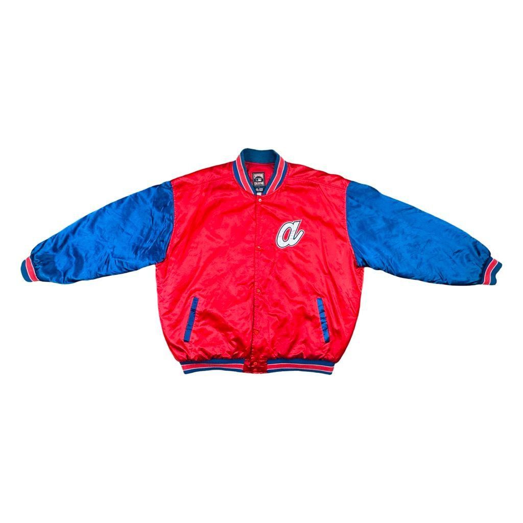Cooperstown Collection Vintage G-III Atlanta Braves Satin Bomber Jacket - Size XXL Size US XXL / EU 58 / 5 - 3 Thumbnail