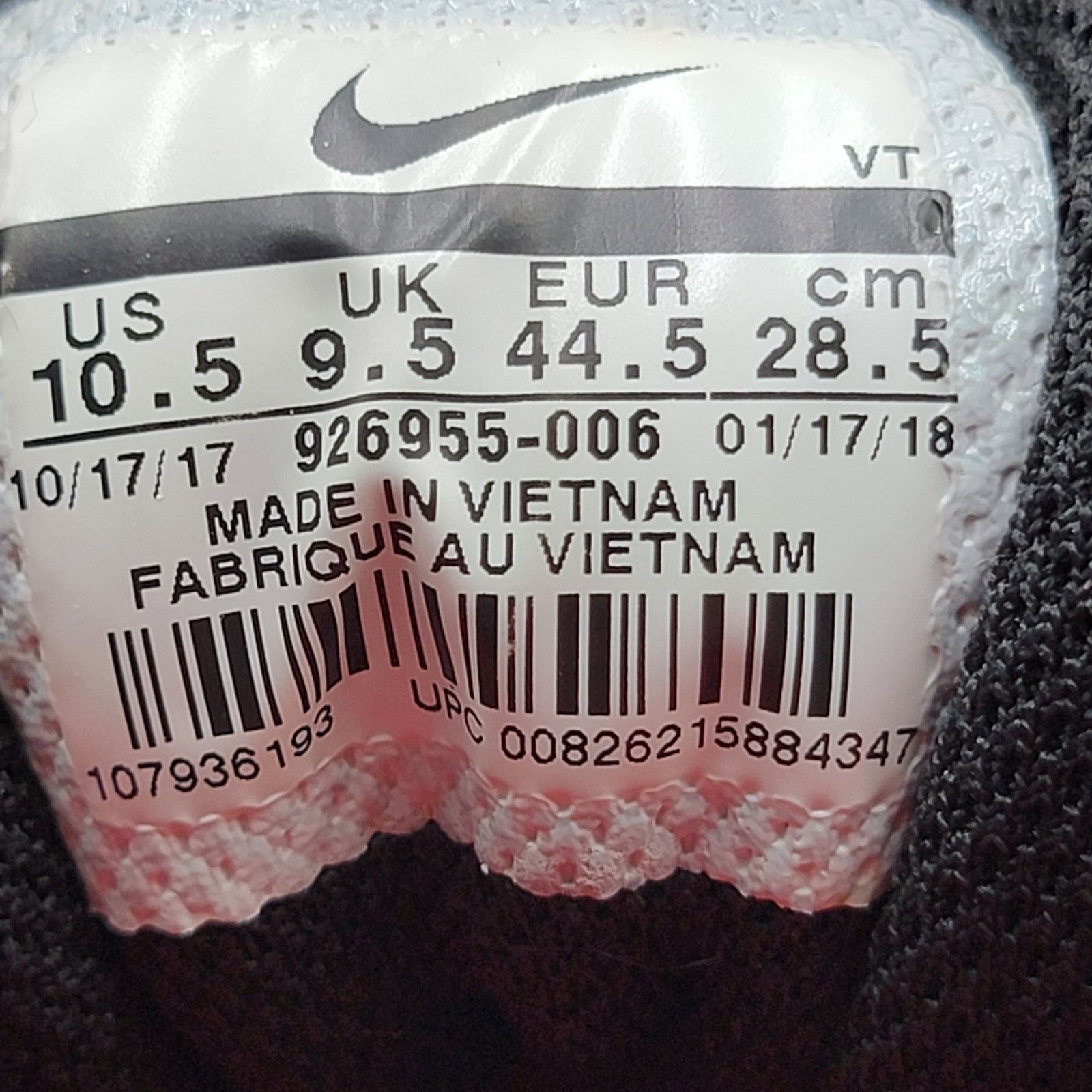 Nike Nike Air Zoom Spiradora 16 'Black Patent' Men Sz 10.5 926955 Size US 10.5 / EU 43-44 - 8 Thumbnail