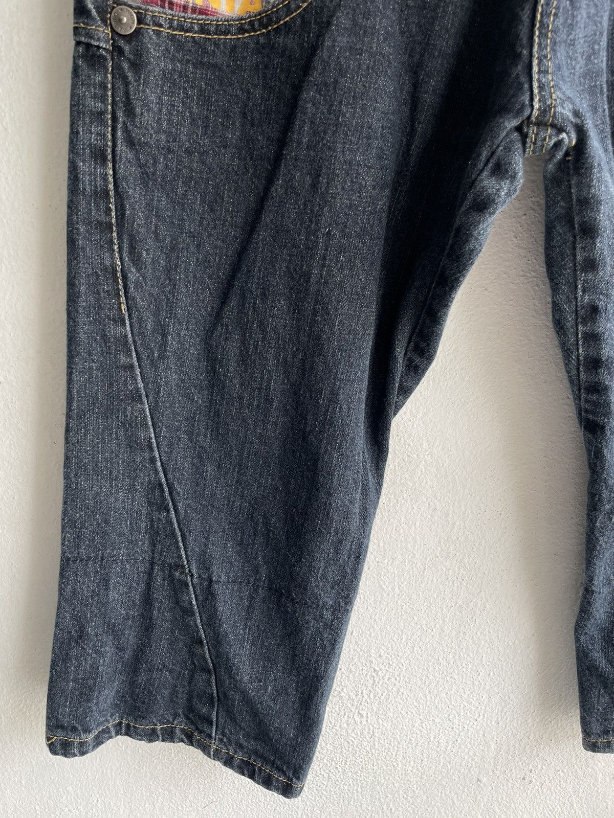Hysteric Glamour × Japanese Brand Y2k Nylaus jeans Double Waist Ankle denim American state Size US 30 / EU 46 - 5 Thumbnail