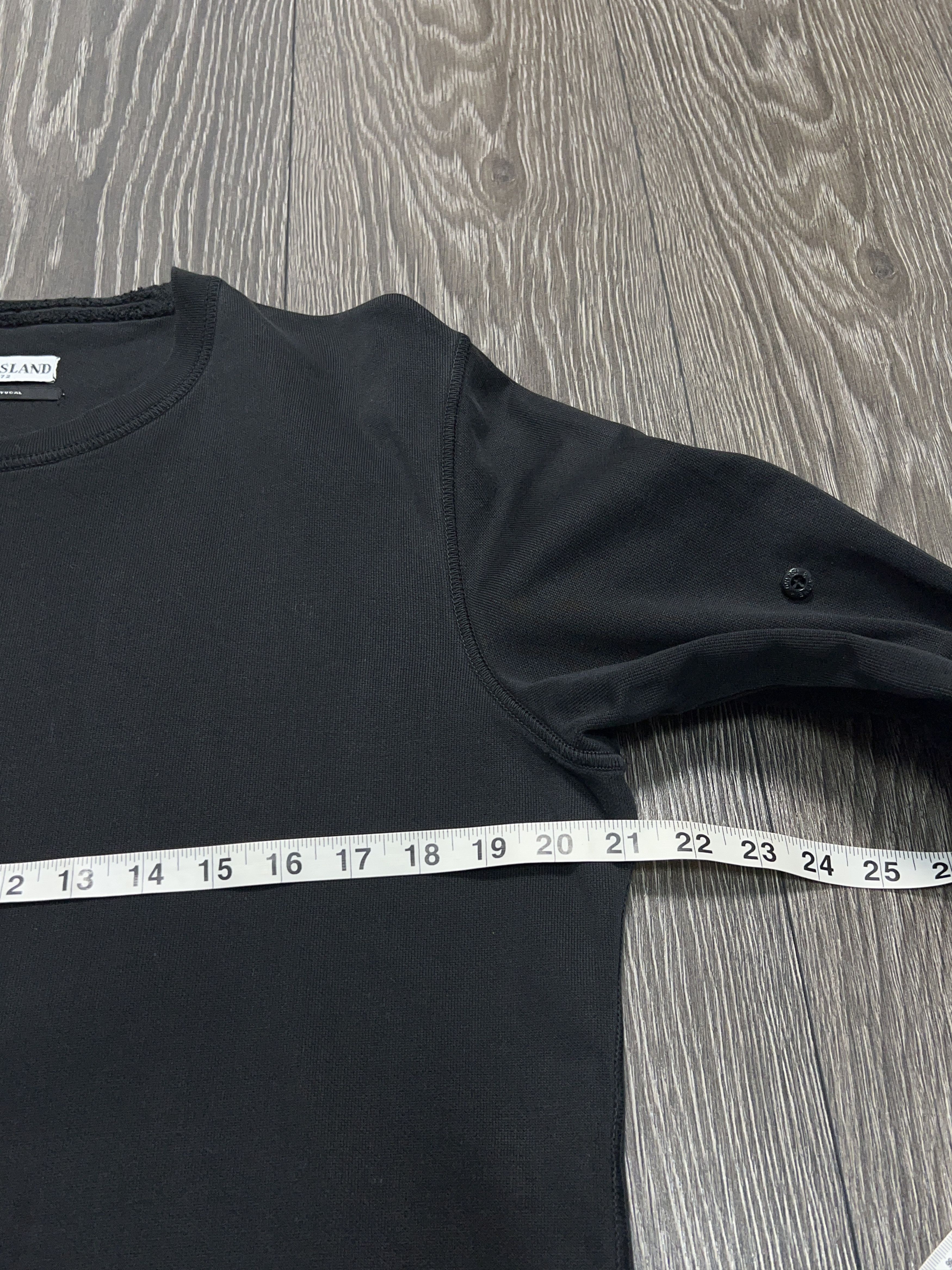 Stone Island Stone Island 2009 Black Cotton Sweatshirt Pullover Size L Size US L / EU 52-54 / 3 - 4 Thumbnail