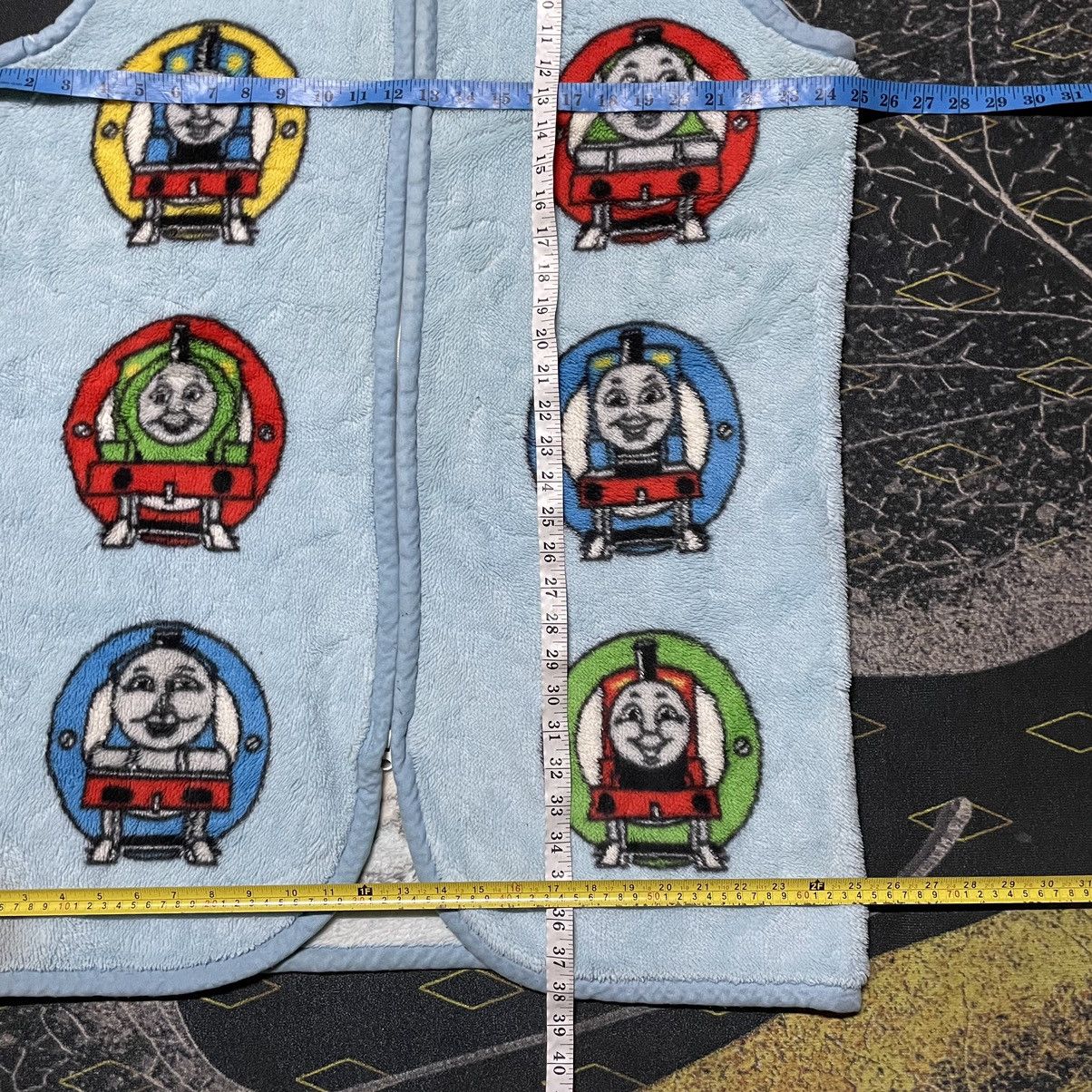 💥- Vintage Thomas The Tank Engine Fleece Sleveless Zipp Up