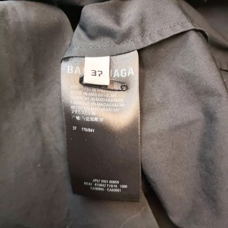 Balenciaga Balenciaga size 37 Men's shirt, black Size US M / EU 48-50 / 2 - 7 Thumbnail