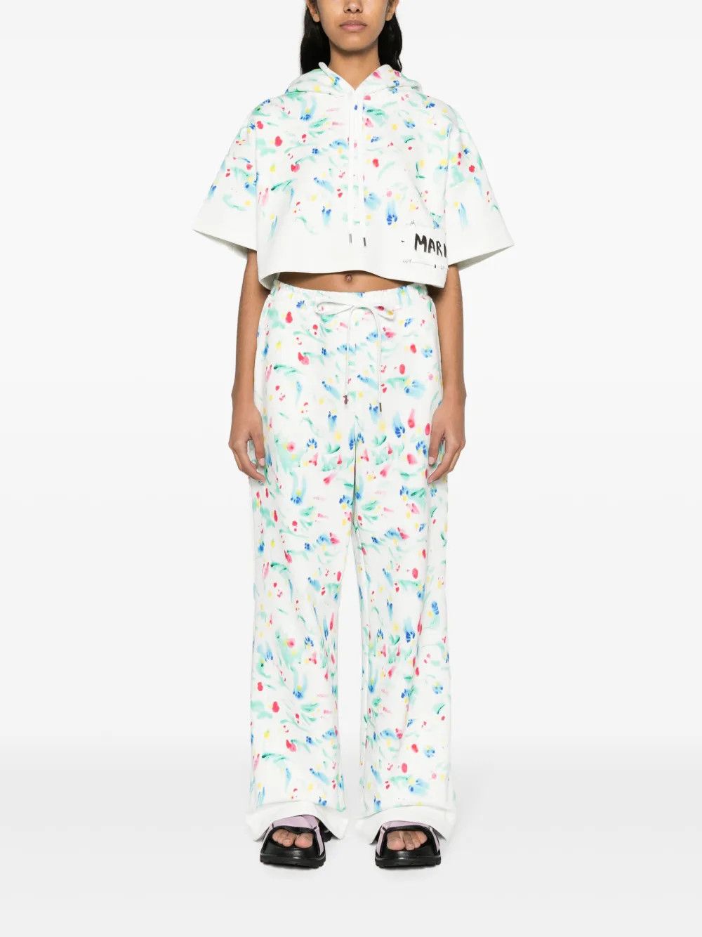Marni o1y1125 Hoodie in Multicolor Size S / US 4 / IT 40 - 5 Thumbnail