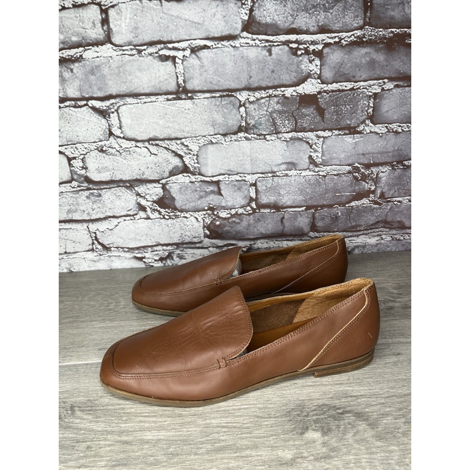 Lucky Brand Lucky Brand Canyen Loafer Brown Leather Slip On Almond Toe S Size US 10 / IT 40 - 17 Thumbnail