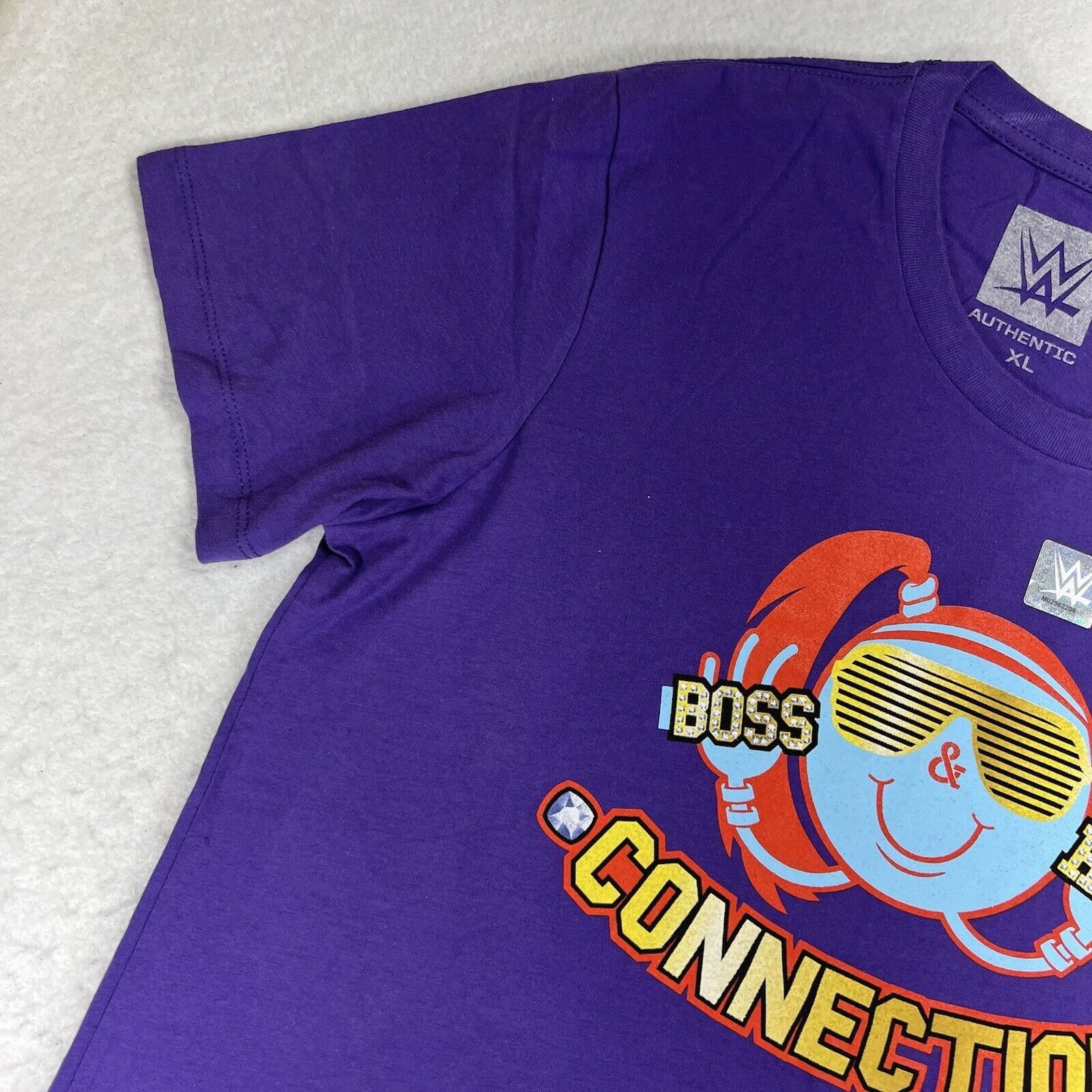 WWE WWE Boss n' Hug XL Purple Short Sleeve Graphic T Shirt NWOT Size XL / US 12-14 / IT 48-50 - 5 Thumbnail