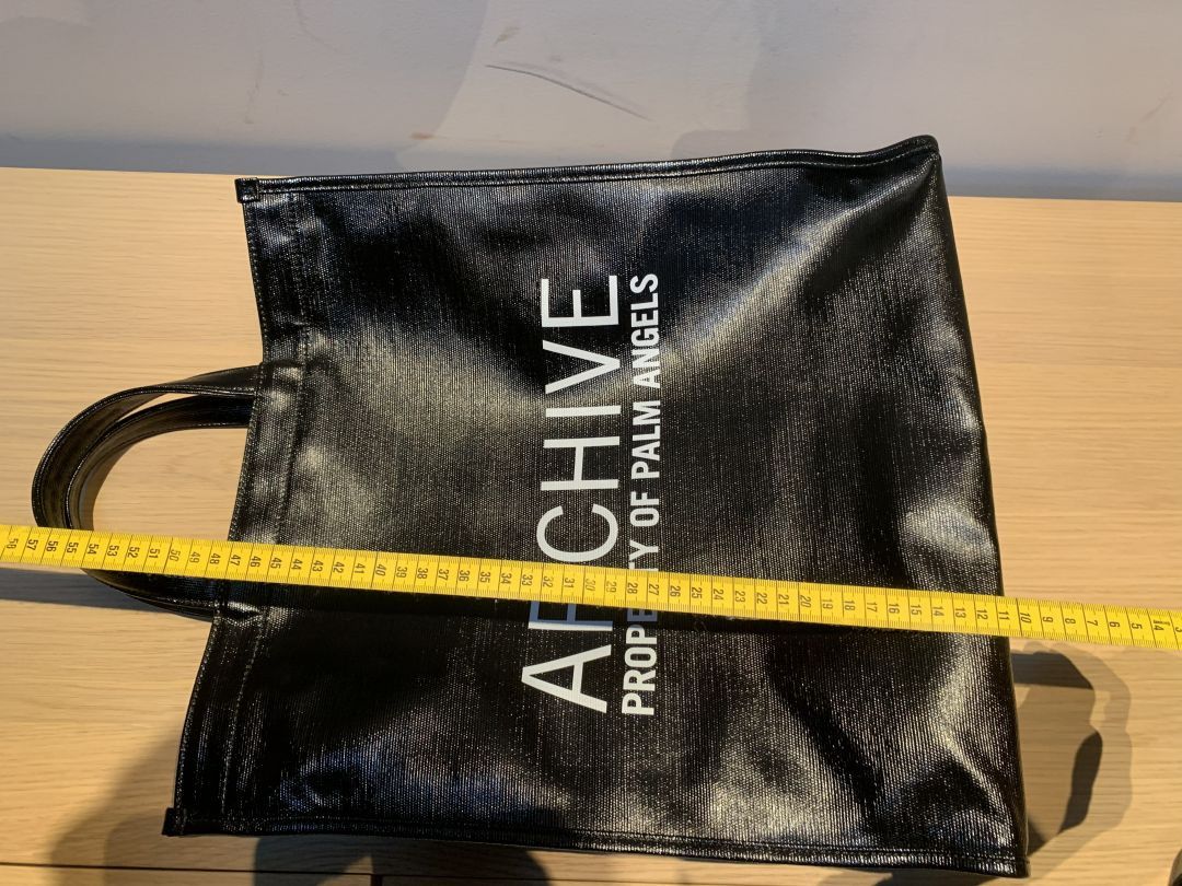 Palm Angels PALM ANGELS "Archive Property" Leather-Effect Shopper Tote Size ONE SIZE - 6 Thumbnail