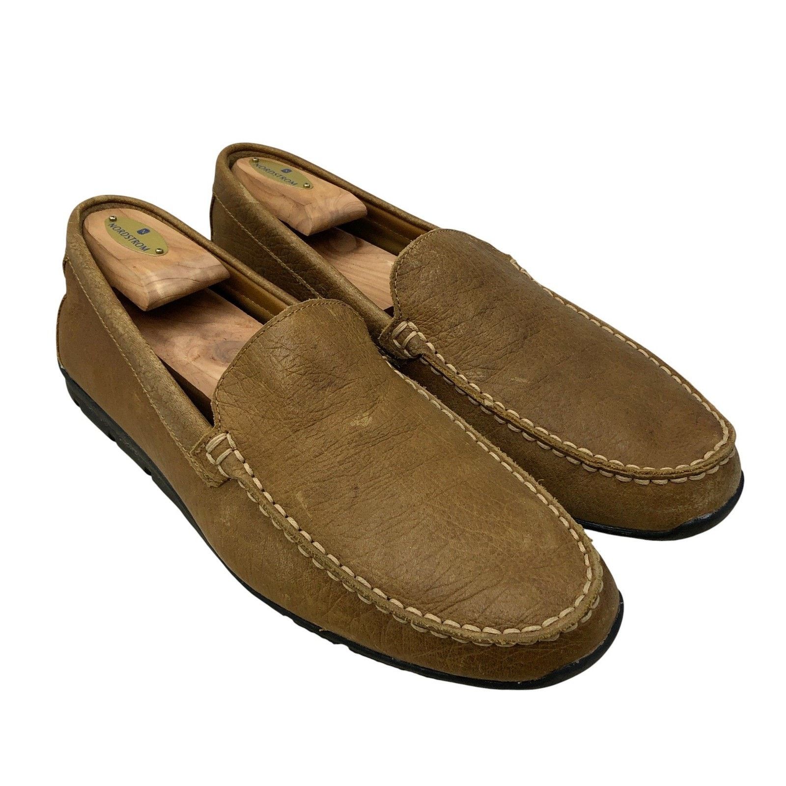 Footjoy FootJoy Loafers 10 M Tan Leather Driving Moccasin Slip On Size US 10 / EU 43 - 1 Thumbnail