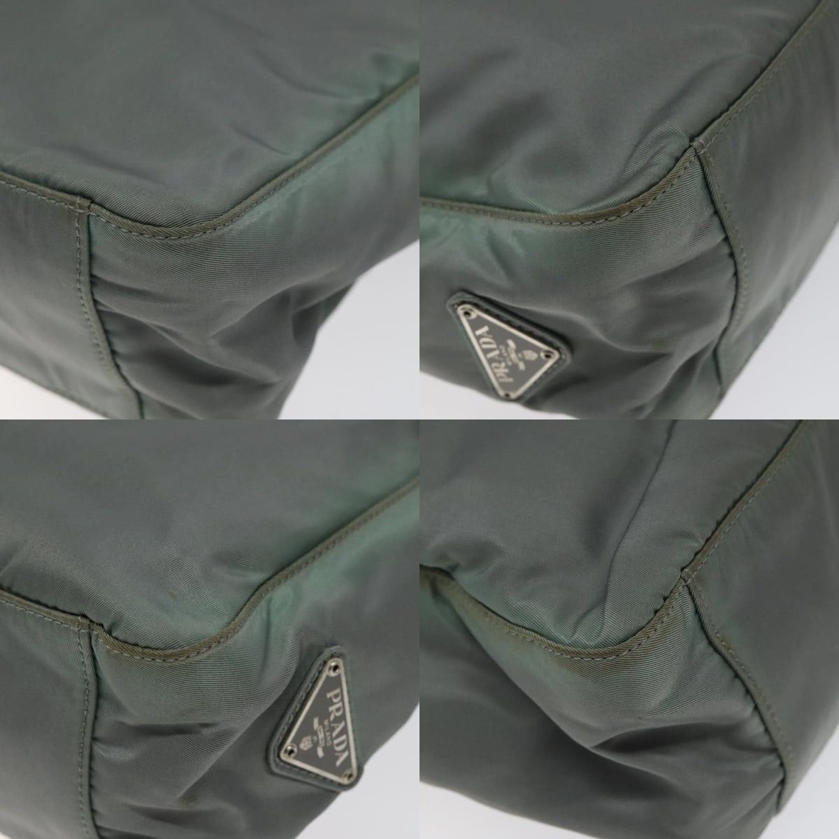 Prada PRADA Tote Bag Nylon Green Size ONE SIZE - 10 Thumbnail