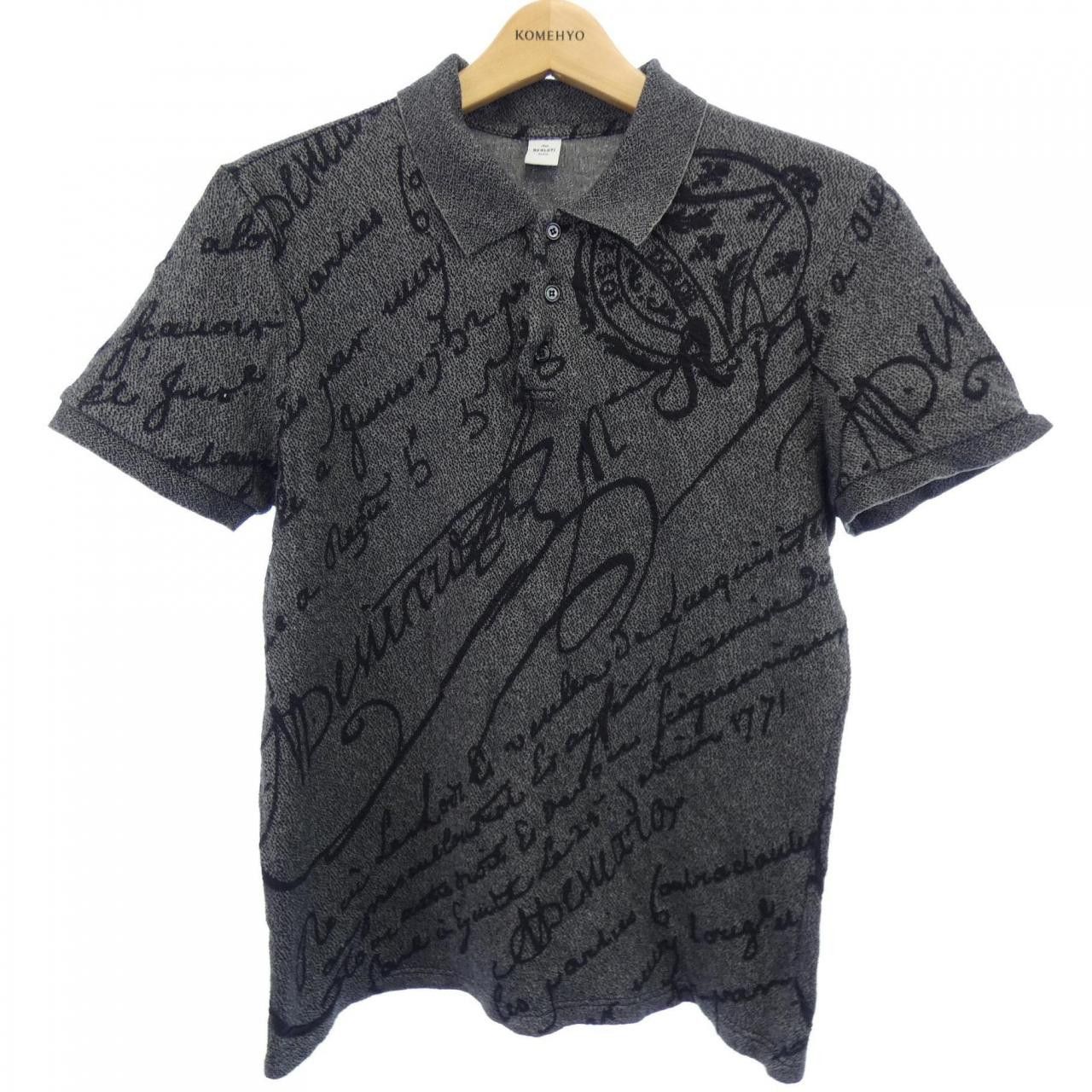 Berluti Berluti Berluti Cotton Polo Shirt Textile Tops R20JPS50JEW DUTY FREE for USA Size ONE SIZE - 1 Thumbnail