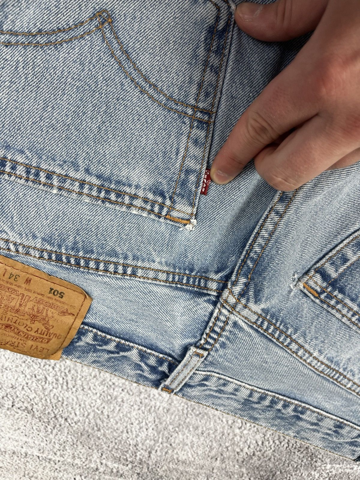 Levi's × Levi's Vintage Clothing × Vintage Levi’s denim vintage USA 90s size 34/30 Size US 34 / EU 50 - 11 Thumbnail