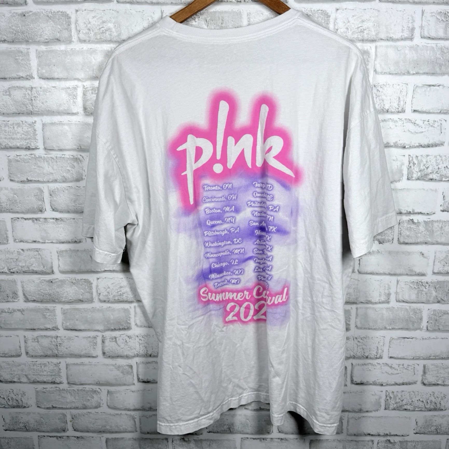 Pinko PINK Summer Carnival 2023 Tour Graphic Tee Size XXL Mens Size US XXL / EU 58 / 5 - 5 Thumbnail