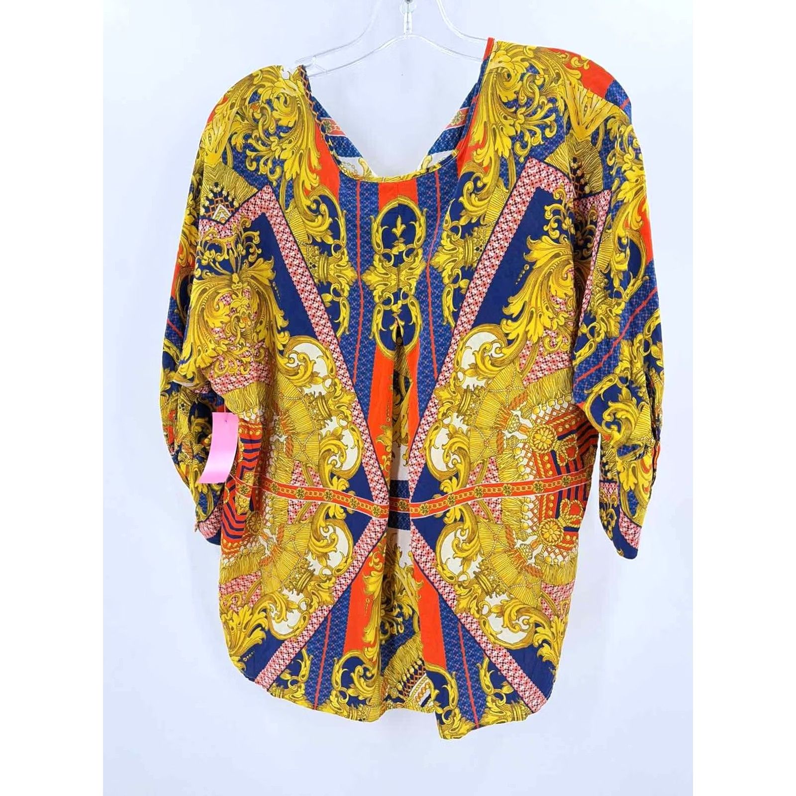 Vintage Hale Bob Yellow Blouse Size Medium Size M / US 6-8 / IT 42-44 - 2 Thumbnail