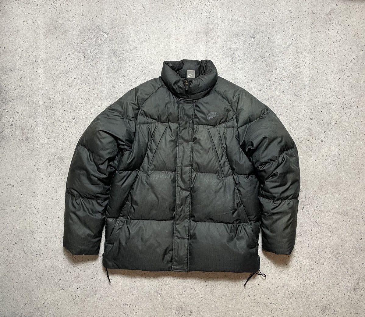 Nike Vintage Down Puffer Jacket Nike Swoosh Y2K Drill 550 Size US L / EU 52-54 / 3 - 2 Thumbnail